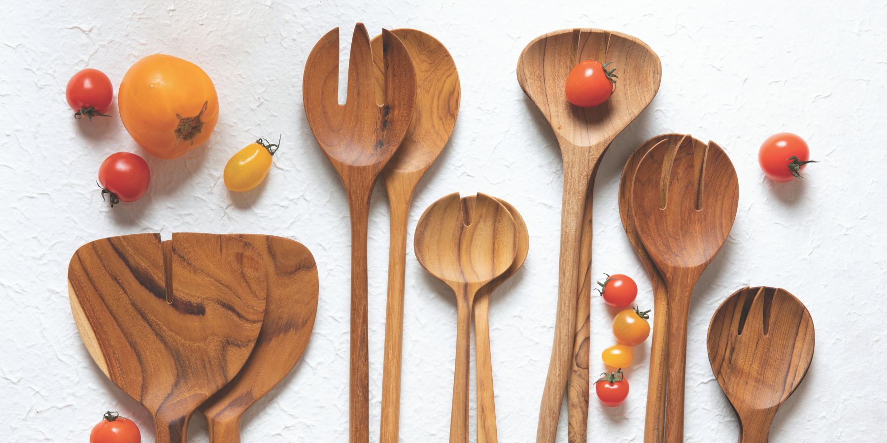 Gold + White Wood Serving Utensils | Kitchen Utensil Set | Wooden Spoon and  Fork | Cooking Utensils | Salad Serving Utensil Set | Set of 2