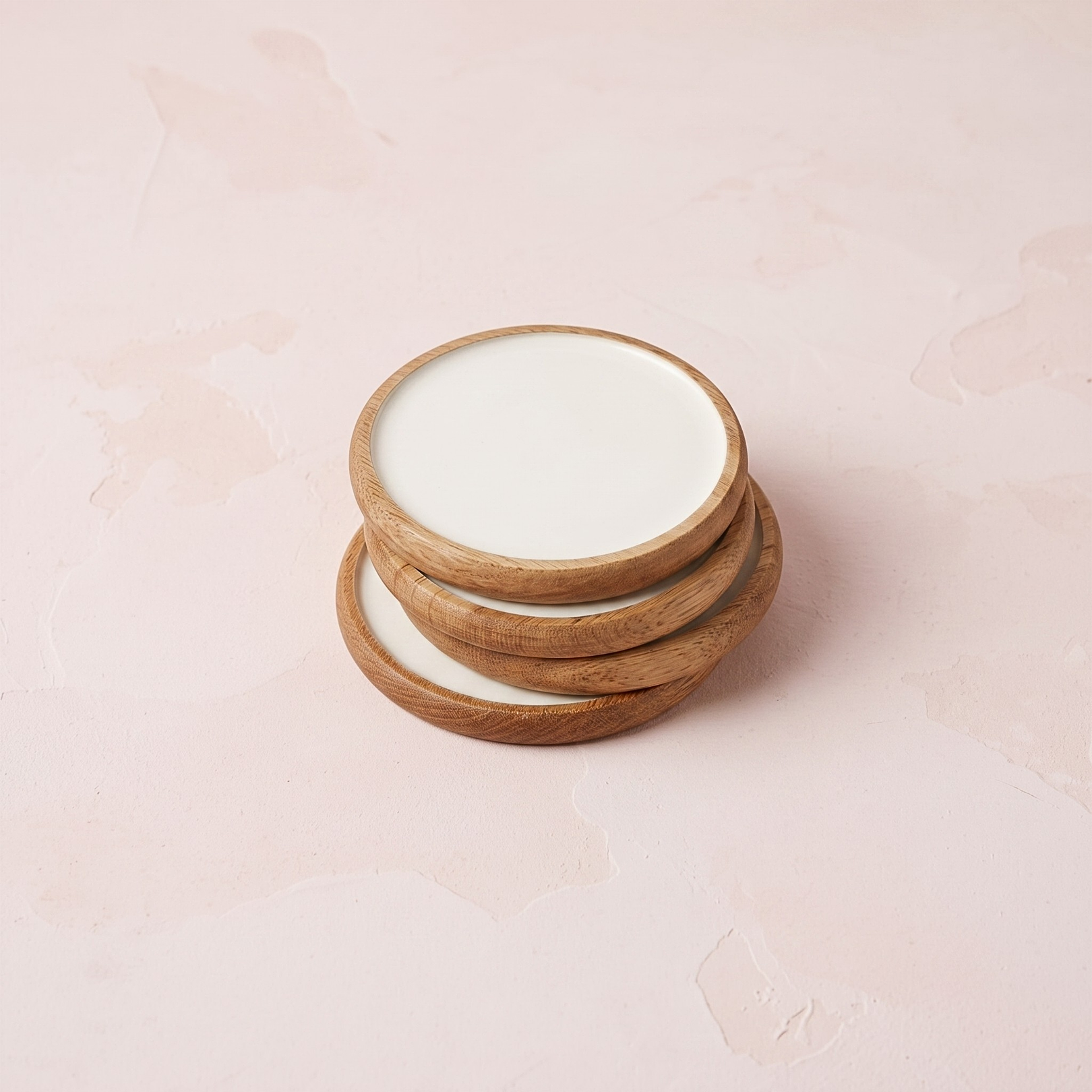 Madras Curva Round Coasters, Set of 4