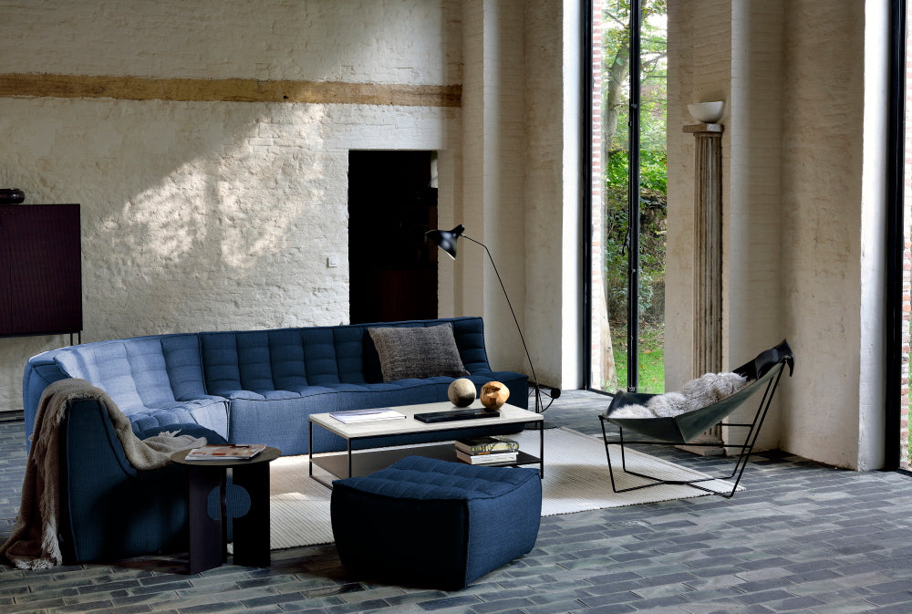 N701 Corner Sofa, Blue