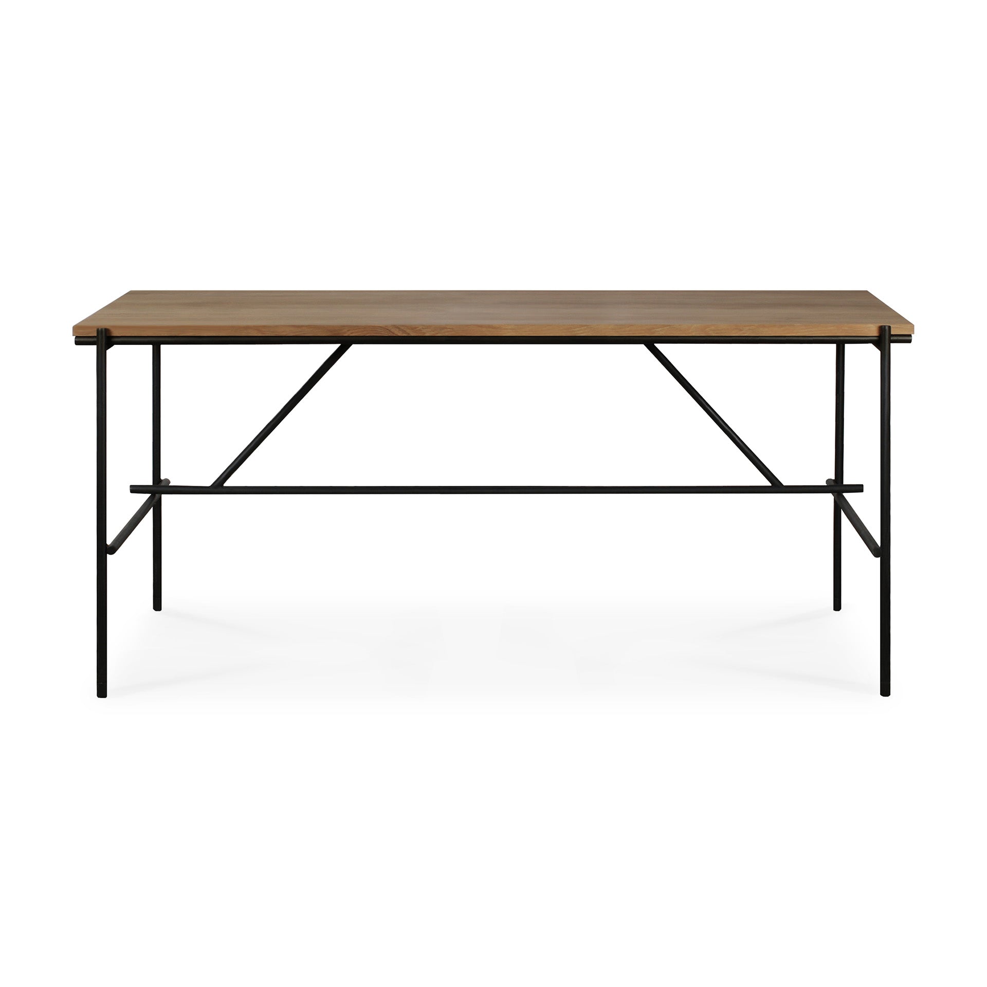 Oscar Solid Teak Desk, 63"