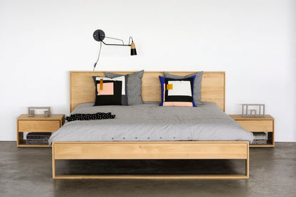 Nordic II Solid Oak Bed, King