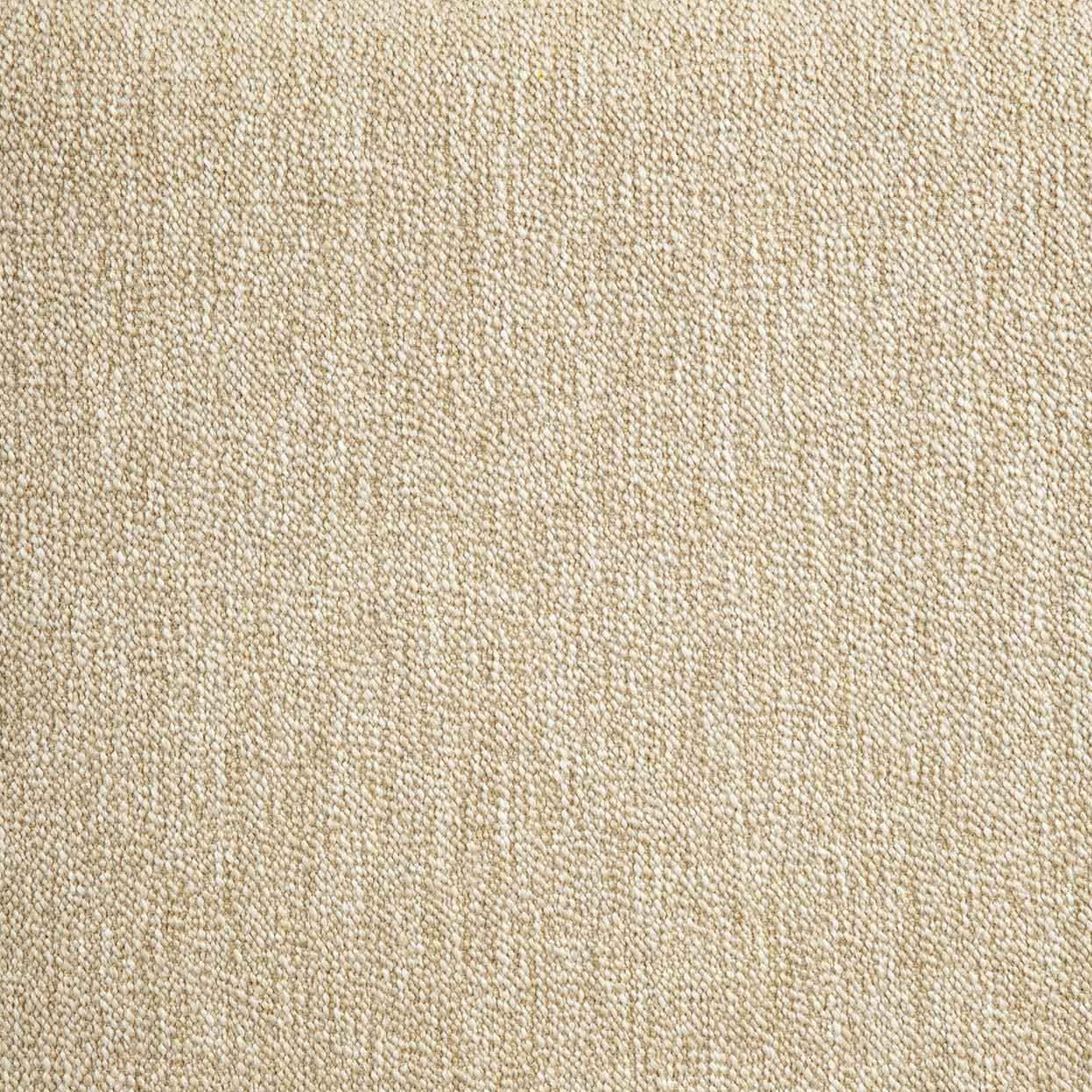 Jack Solid Black Teak Outdoor 2 Seater Sofa, Natural Fabric