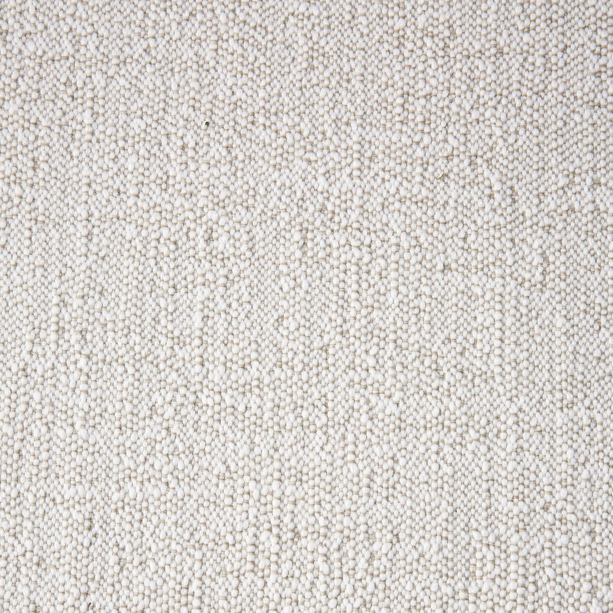 Jack Solid Black Teak Outdoor Footstool, Off White