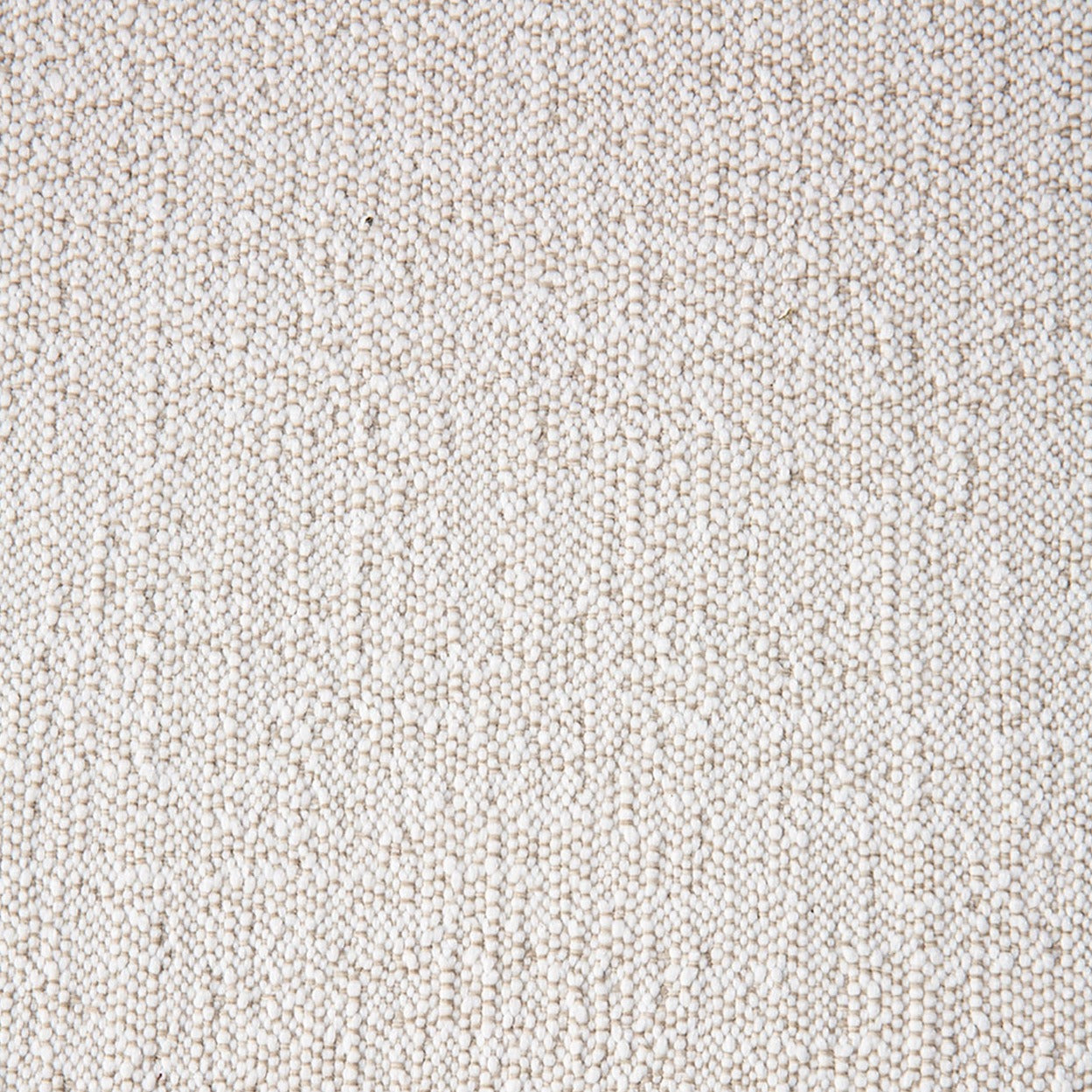 Jack Solid Teak Outdoor Footstool, Off White