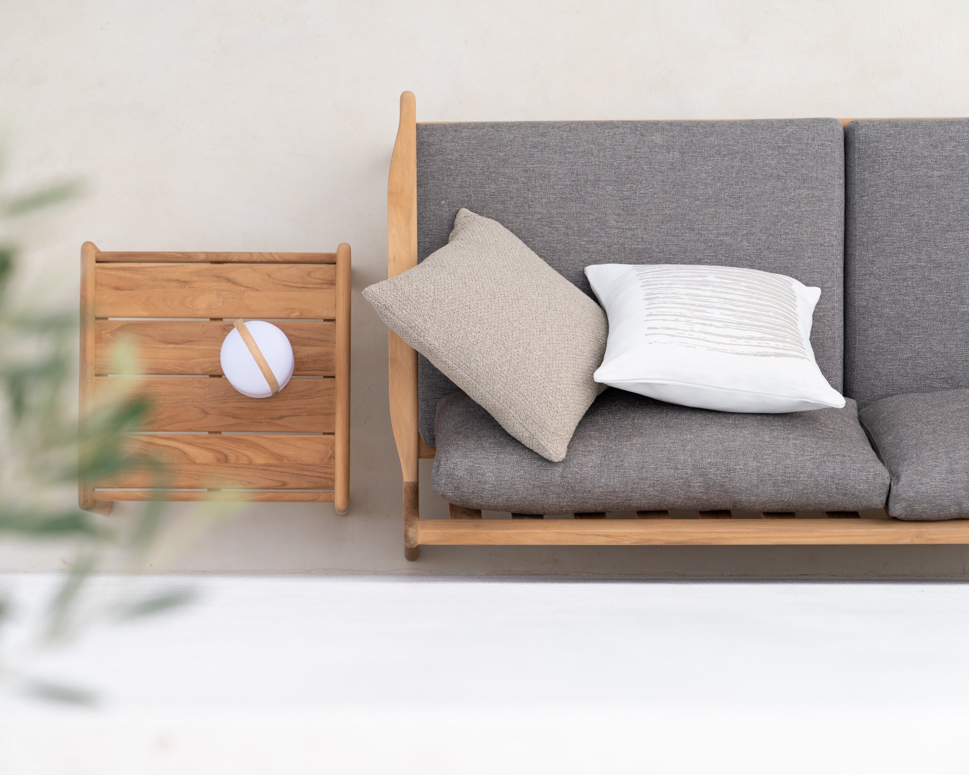 Jack Solid Teak Outdoor Side Table