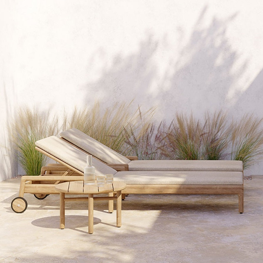 Quatro Solid Teak Outdoor Side Table