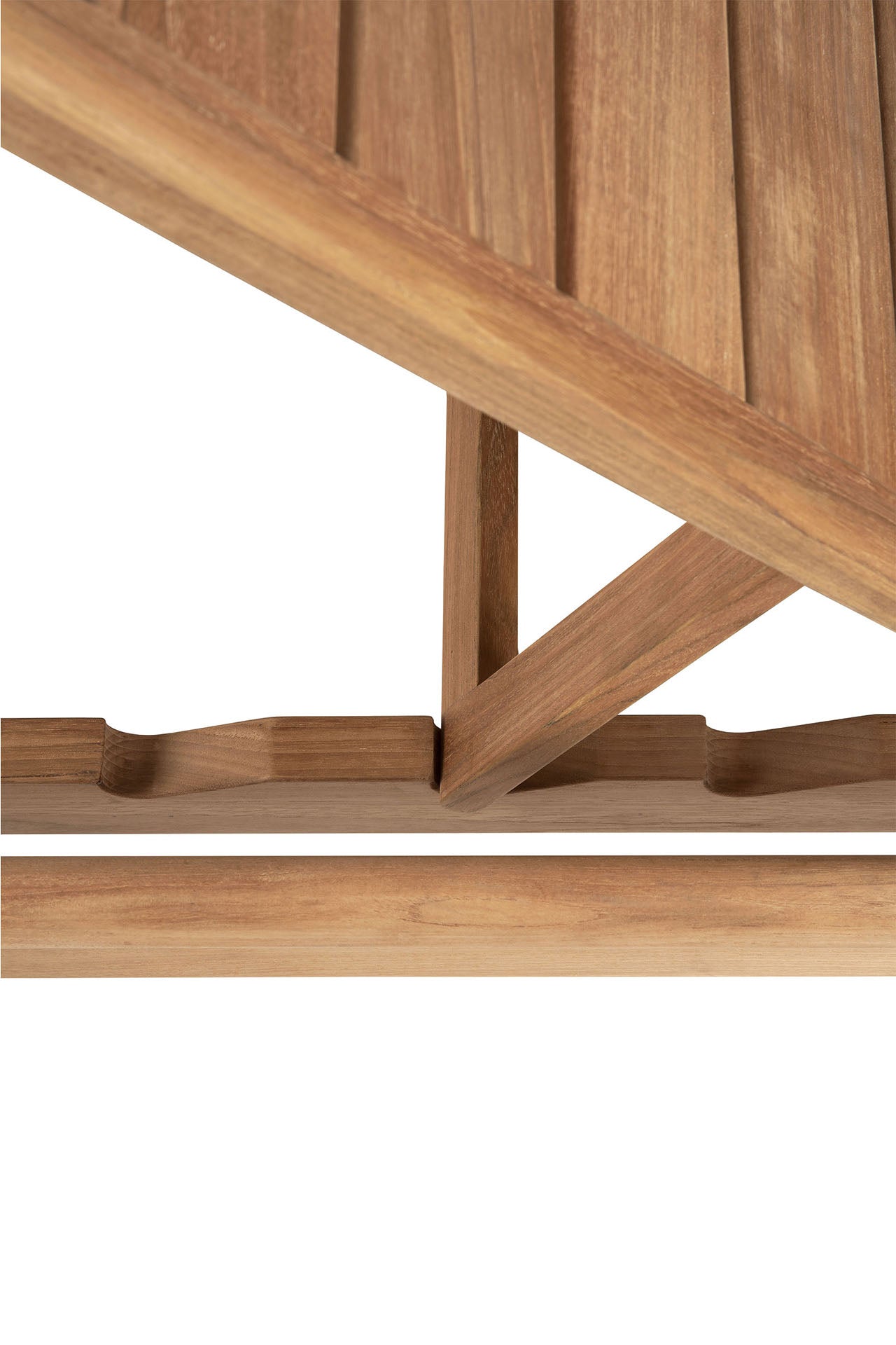 Jack Solid Teak Outdoor Adjustable Lounger Frame