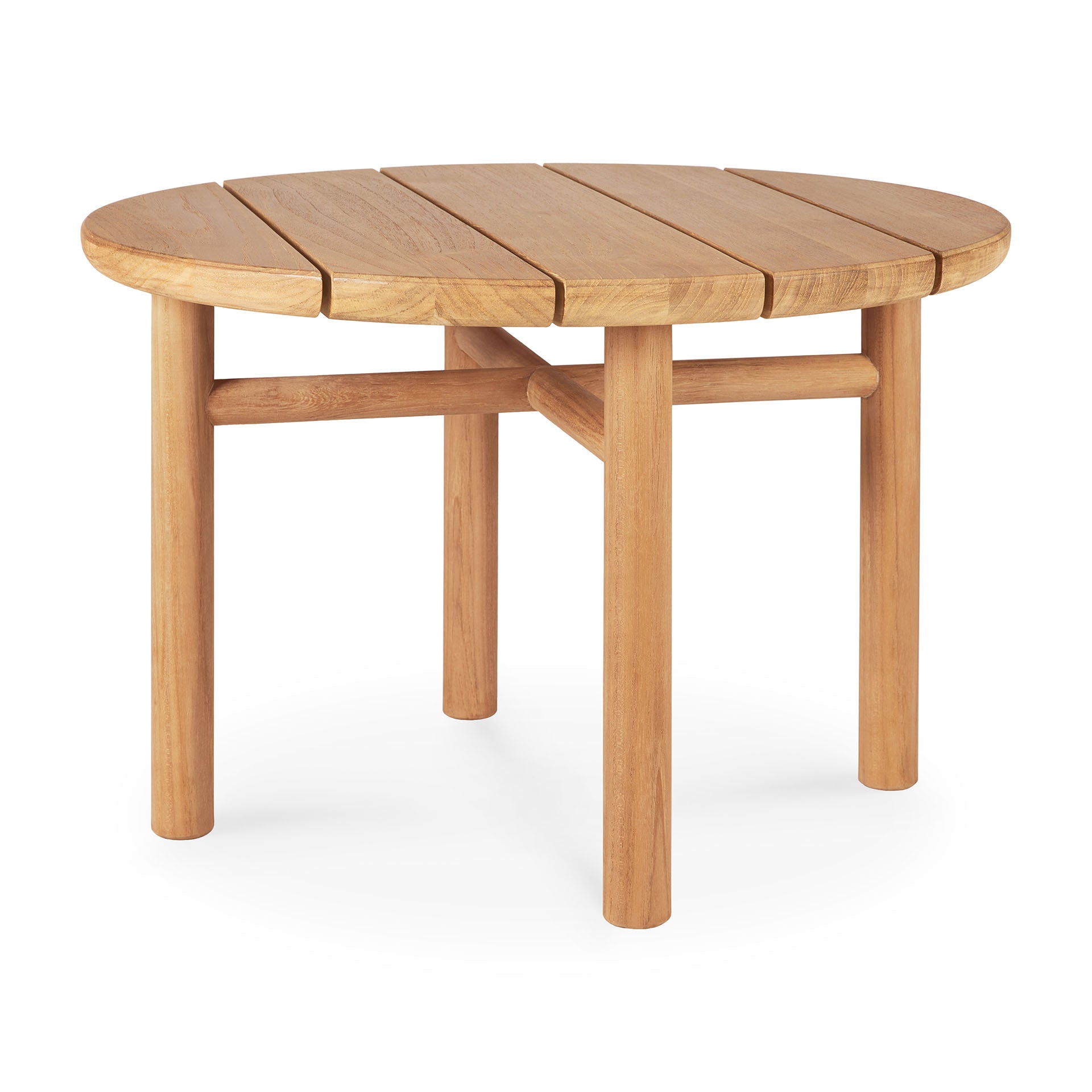 Quatro Solid Teak Outdoor Coffee Table, 27"
