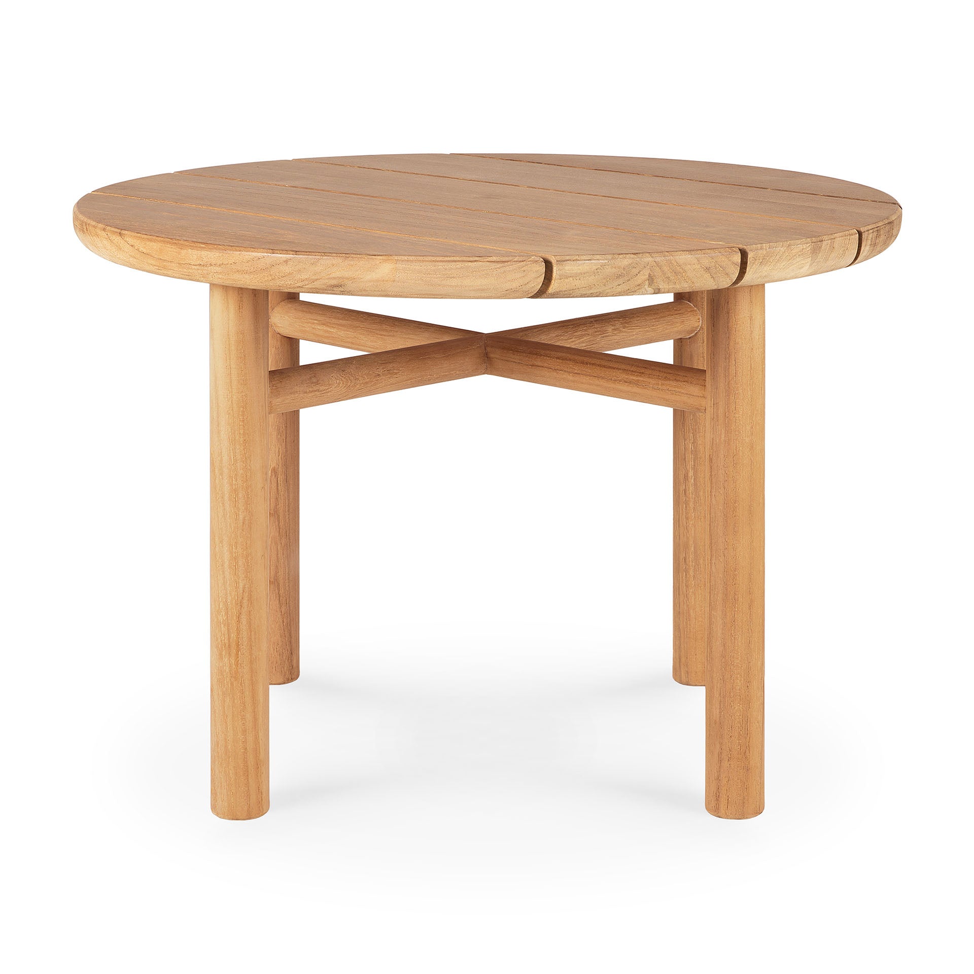 Quatro Solid Teak Outdoor Coffee Table, 27"
