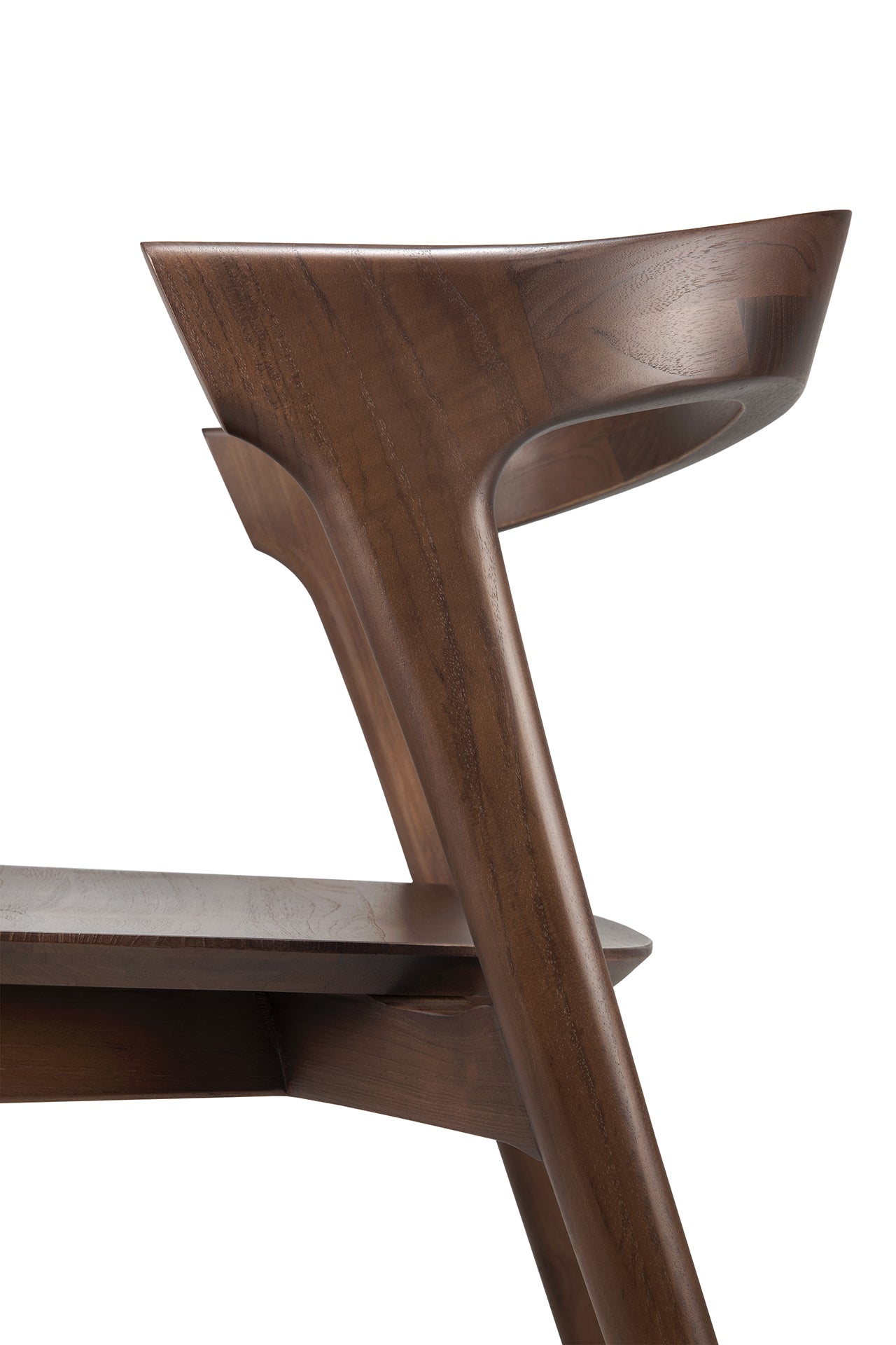 Bok Solid Brown Teak Dining Chair