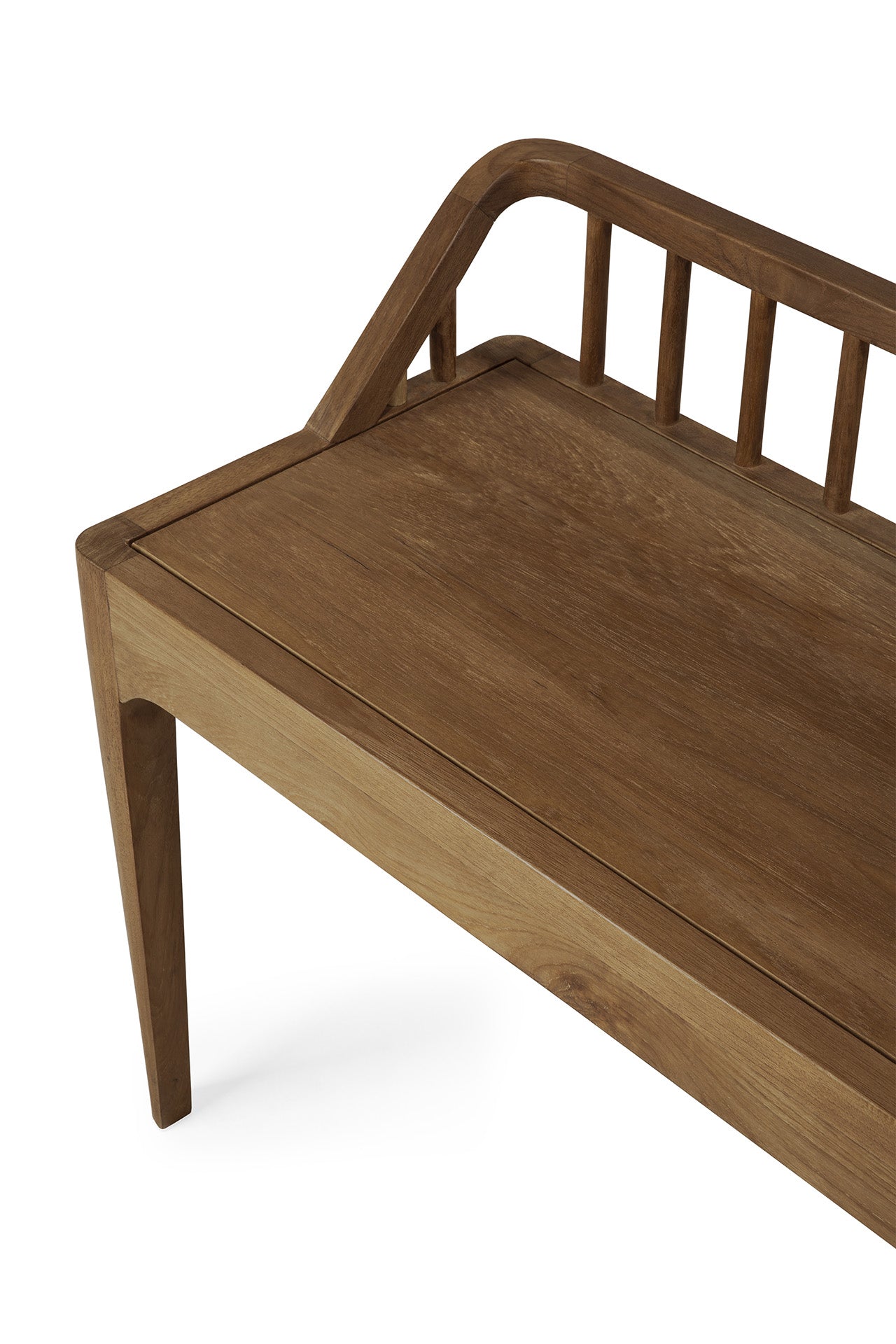 Spindle Solid Reclaimed Teak Bench