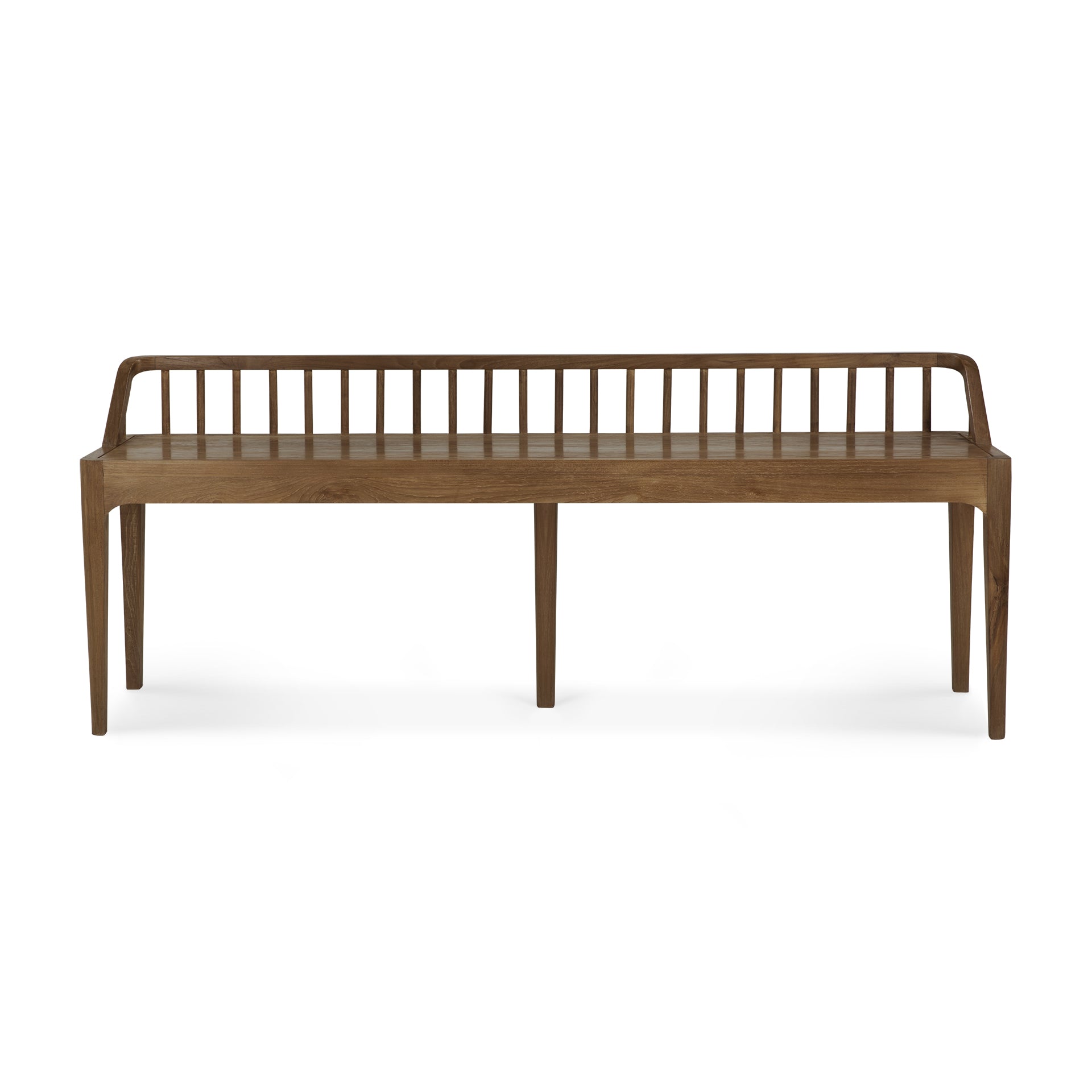 Spindle Solid Reclaimed Teak Bench