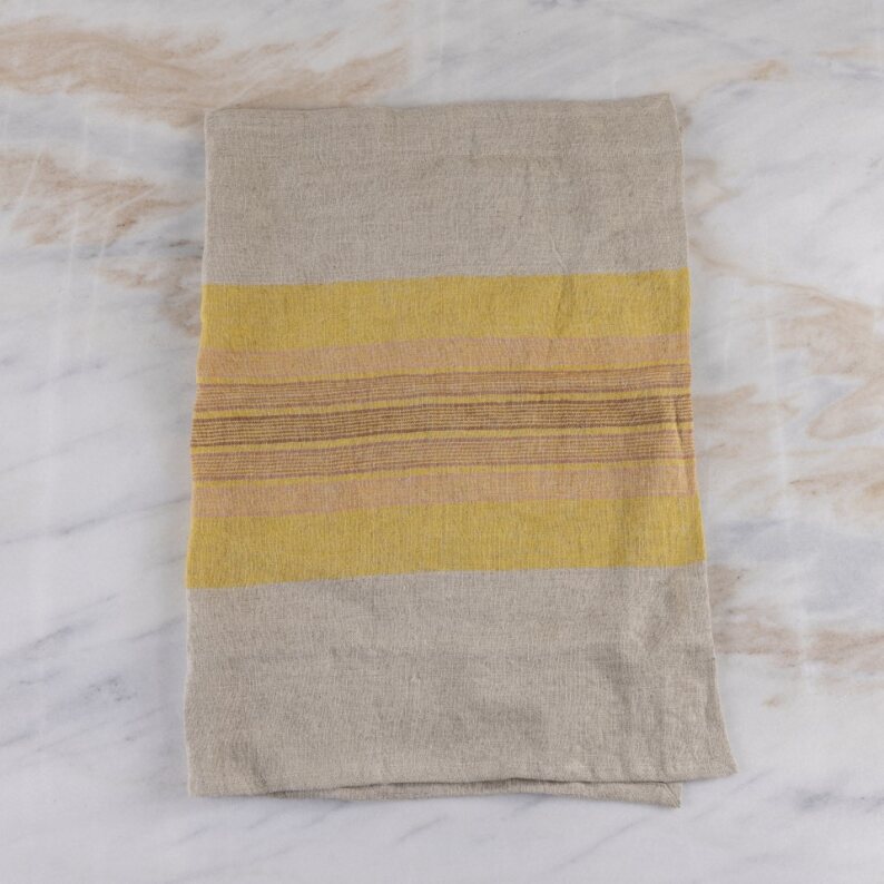 Avigne Tea Towel, Ceylon Yellow