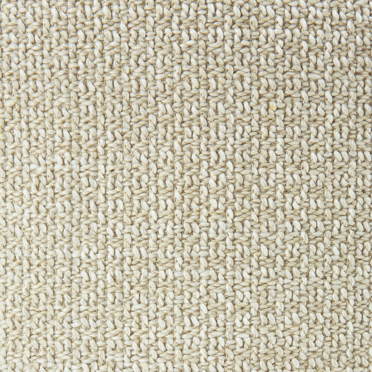 Donut Outdoor Pouf, Natural Check Fabric