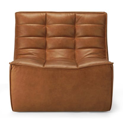 N701 Single Seater Sofa, Old Saddle Leather