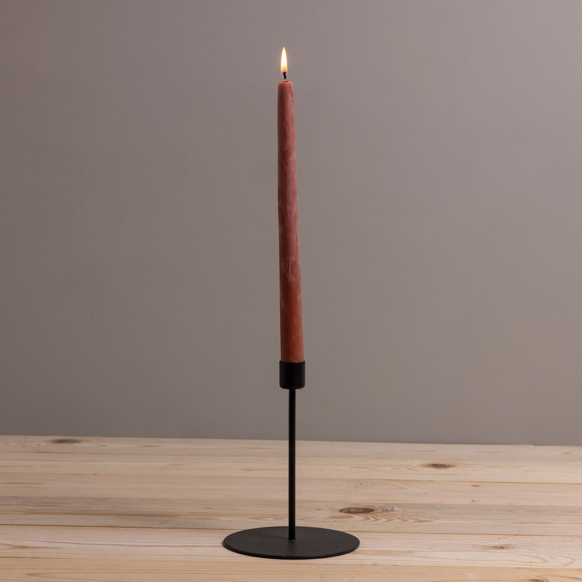 Kent Black Taper Candle Holder, Tall