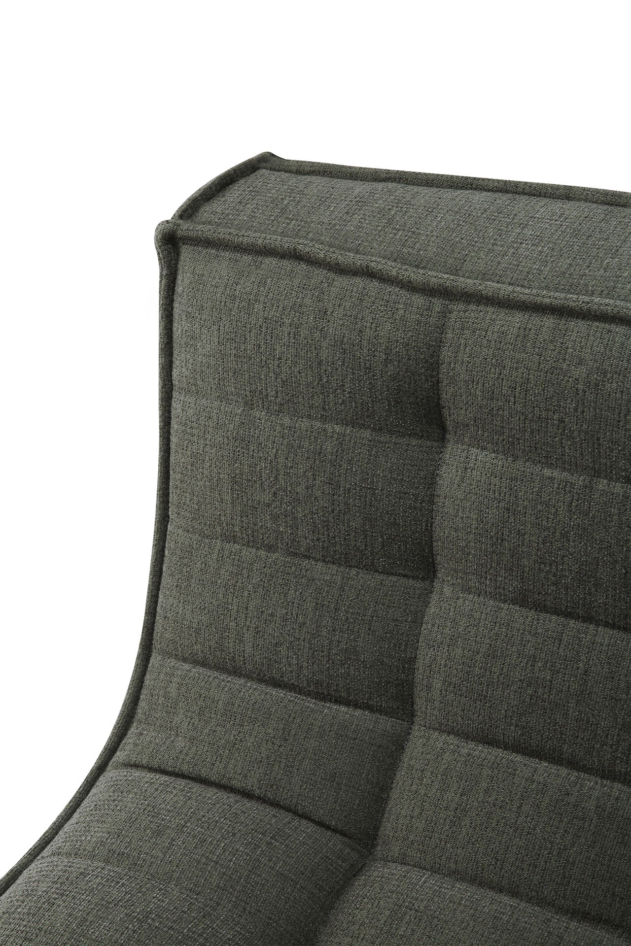 N701 Single Seater Eco Fabric Sofa, Moss