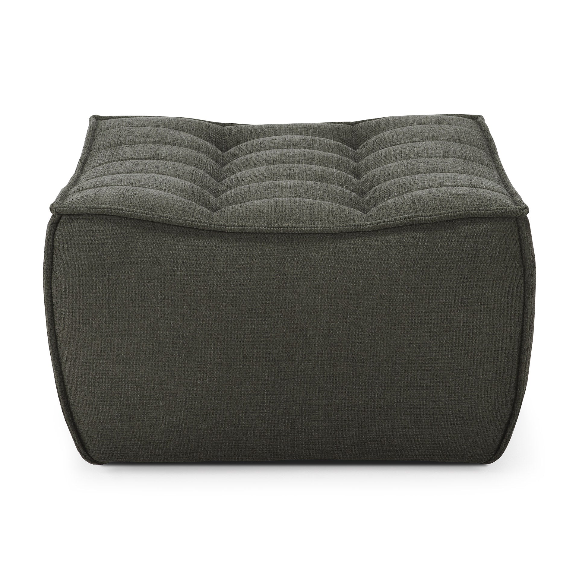 N701 Eco Fabric Footstool, Moss