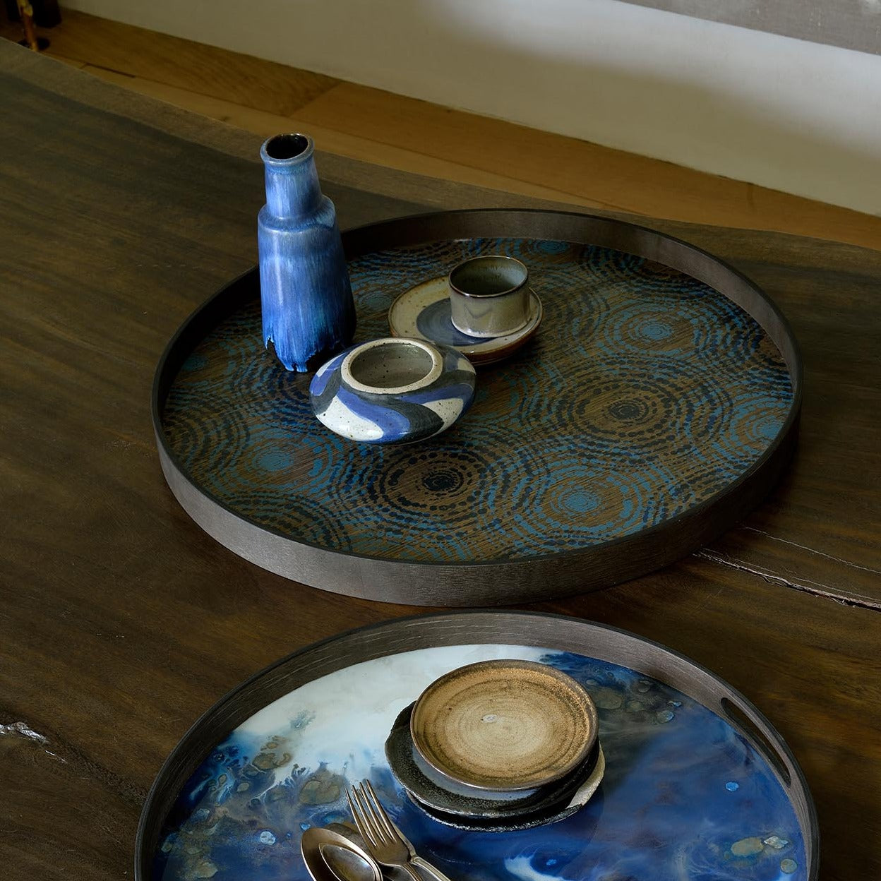 Round Beads Seaside Tray, Large