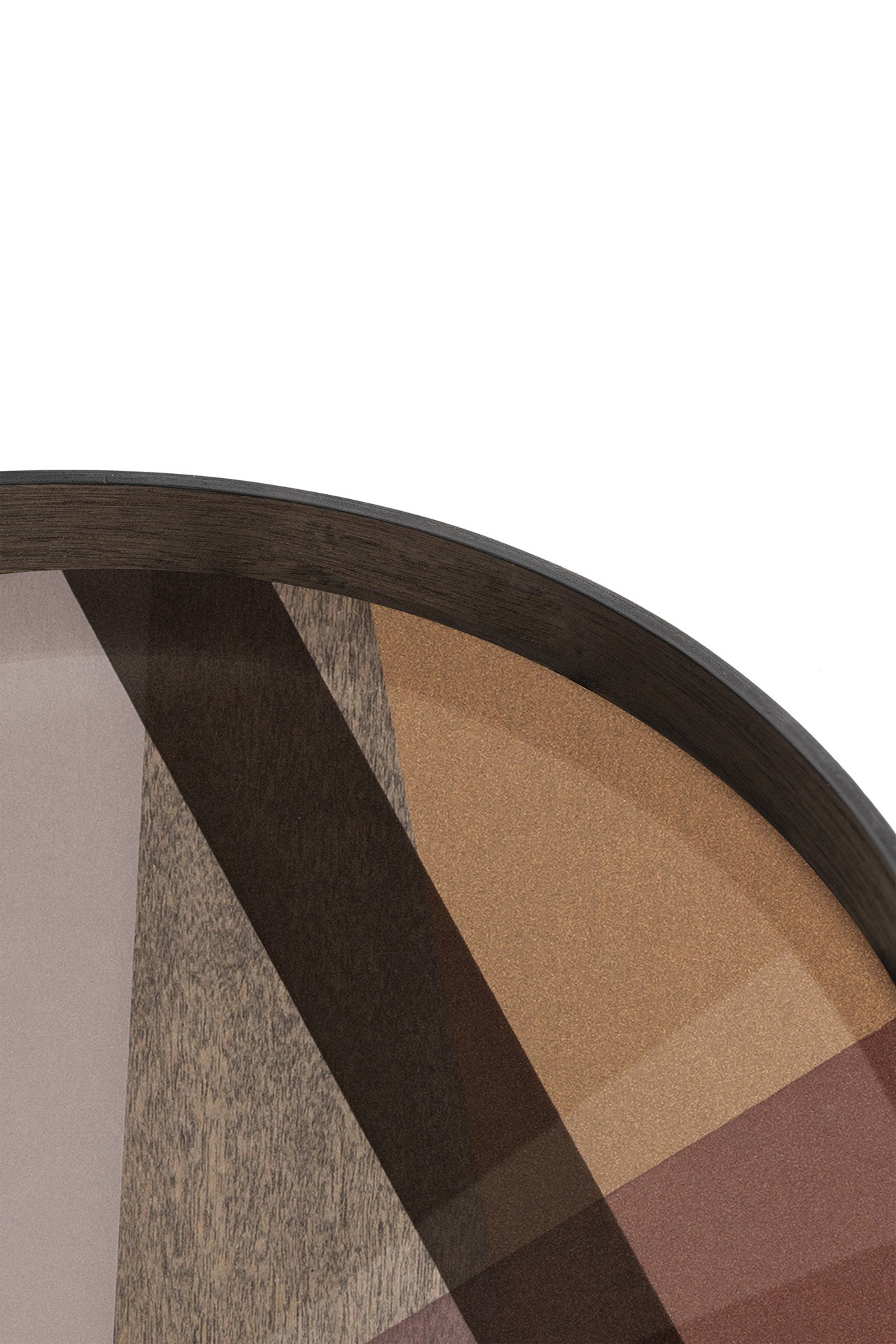 Round Glass Angle Tray, Pinot, Large