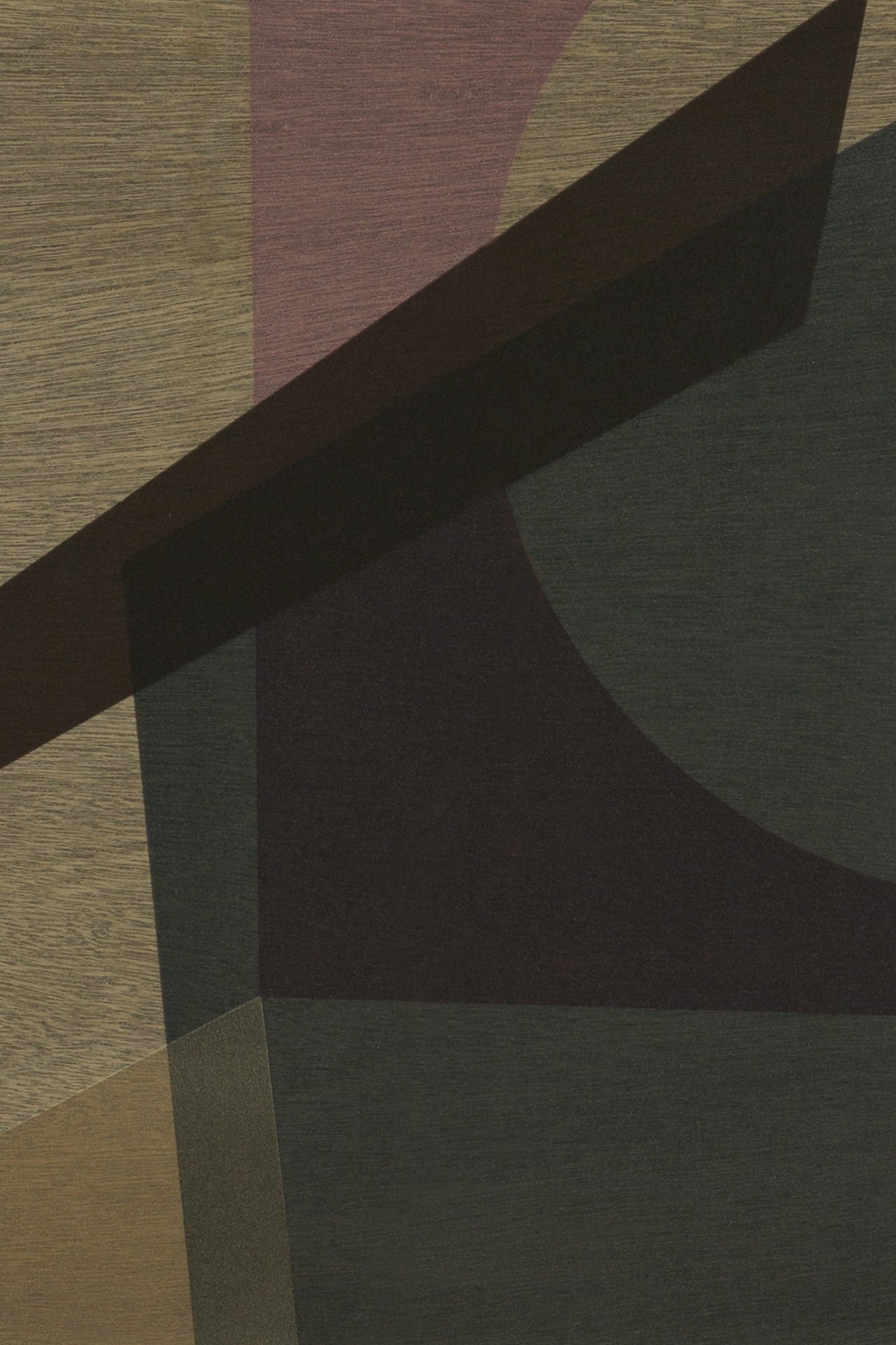 Square Glass Angle Tray, Slate, Large