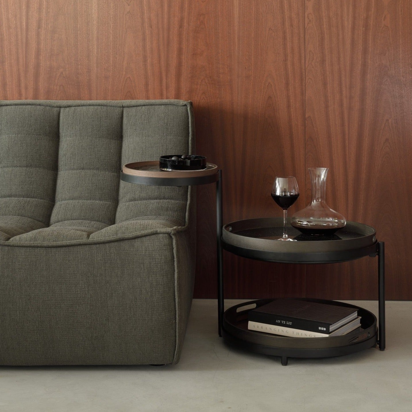 N701 Single Seater Eco Fabric Sofa, Moss