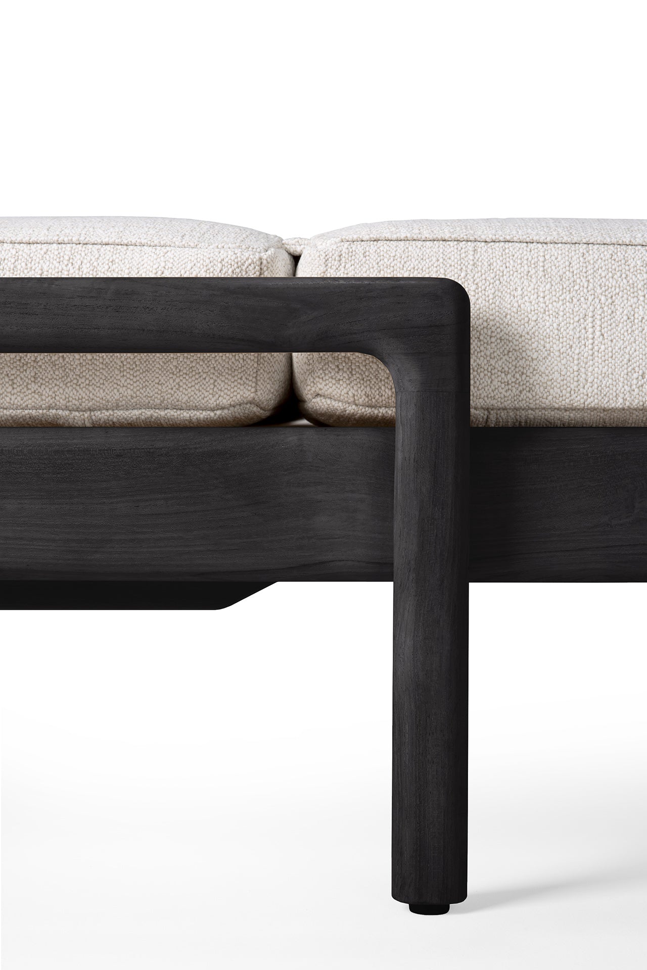 Jack Outdoor Adjustable Lounger Cushion, Off White Fabric