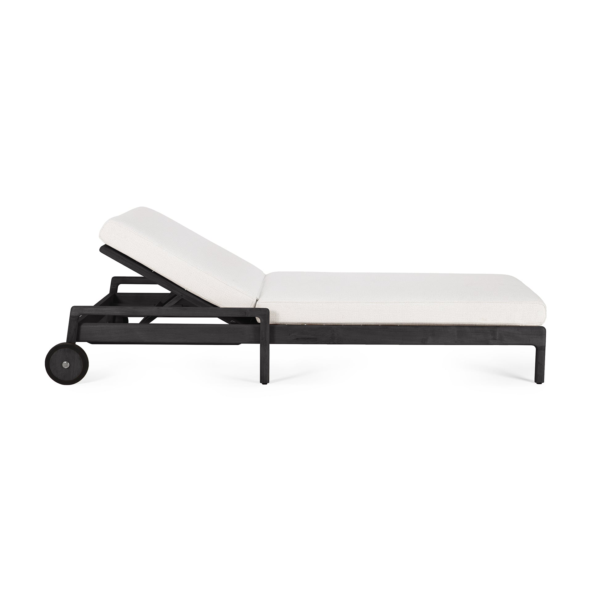 Jack Outdoor Adjustable Lounger Cushion, Off White Fabric