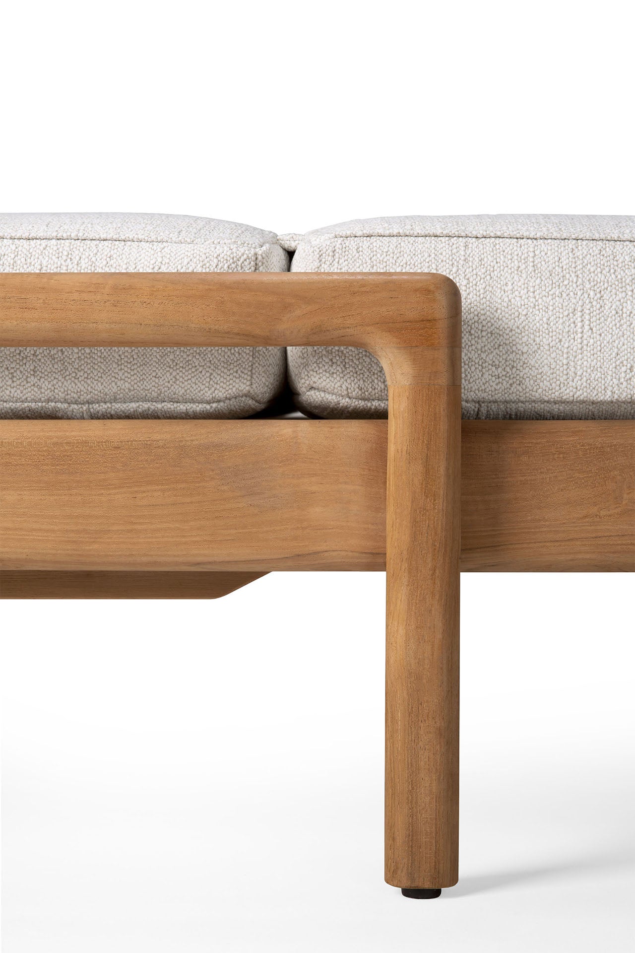 Jack Outdoor Adjustable Lounger Cushion, Off White Fabric