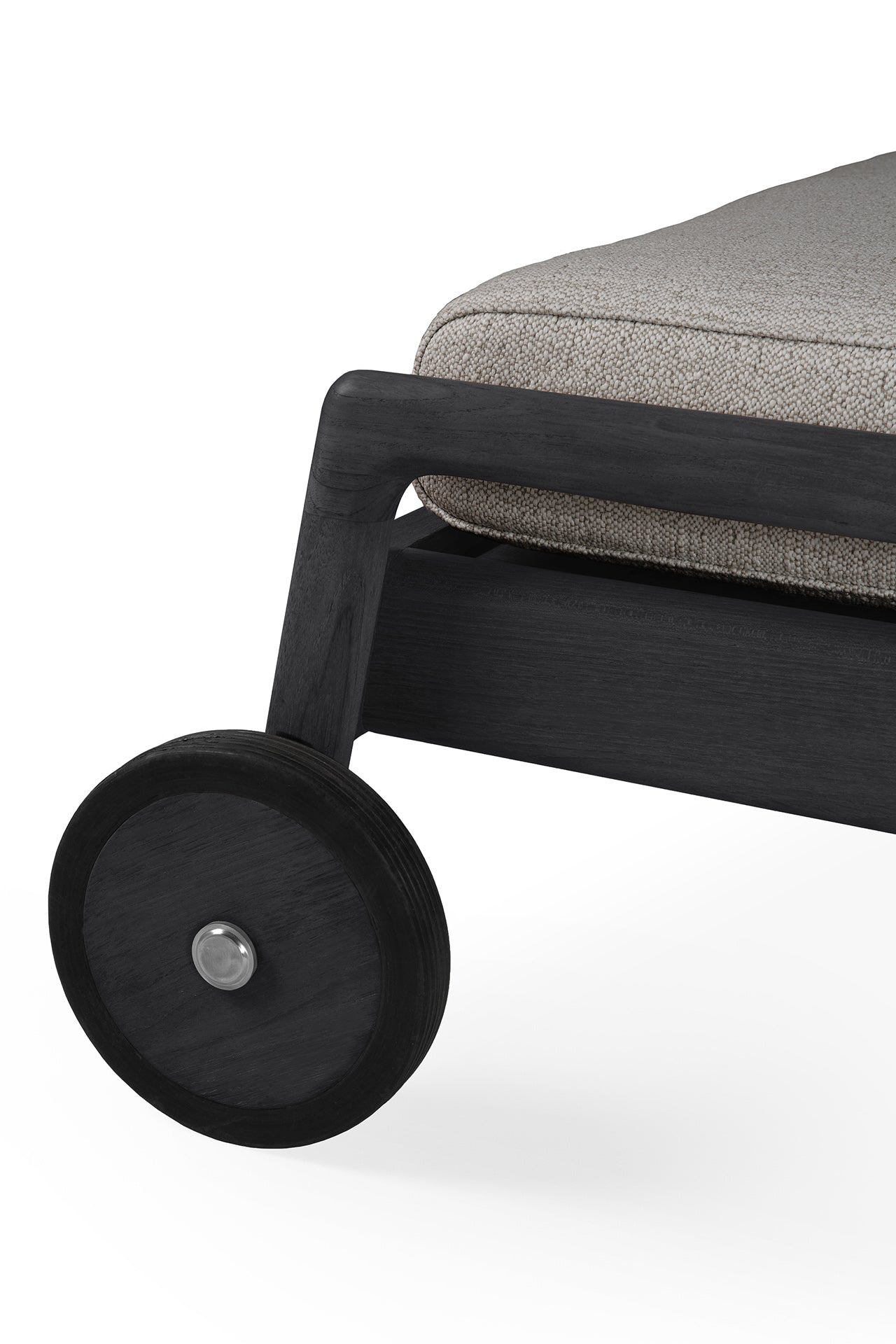 Jack Outdoor Adjustable Lounger Cushion, Mocha Fabric