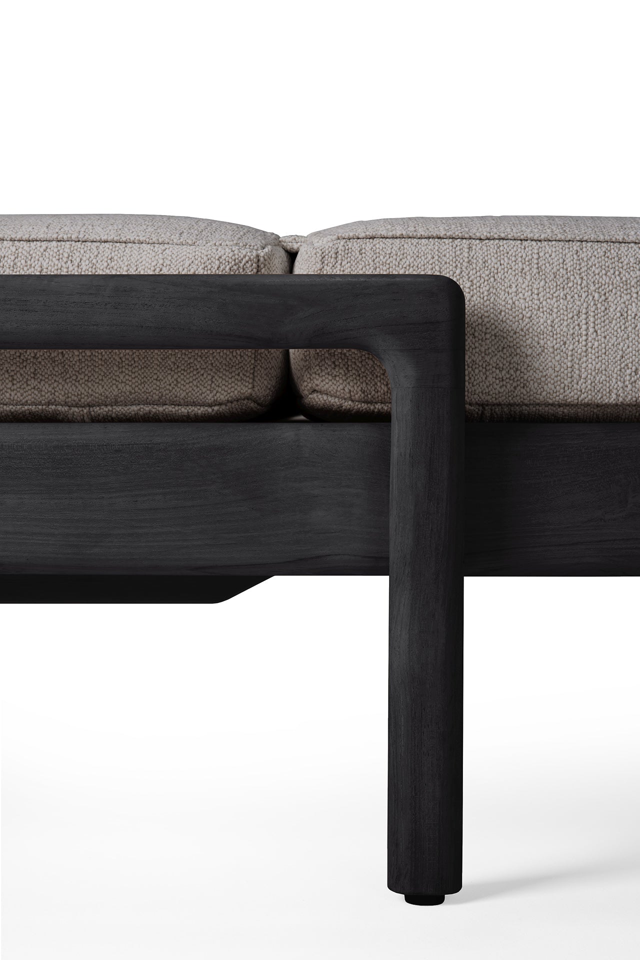 Jack Outdoor Adjustable Lounger Cushion, Mocha Fabric