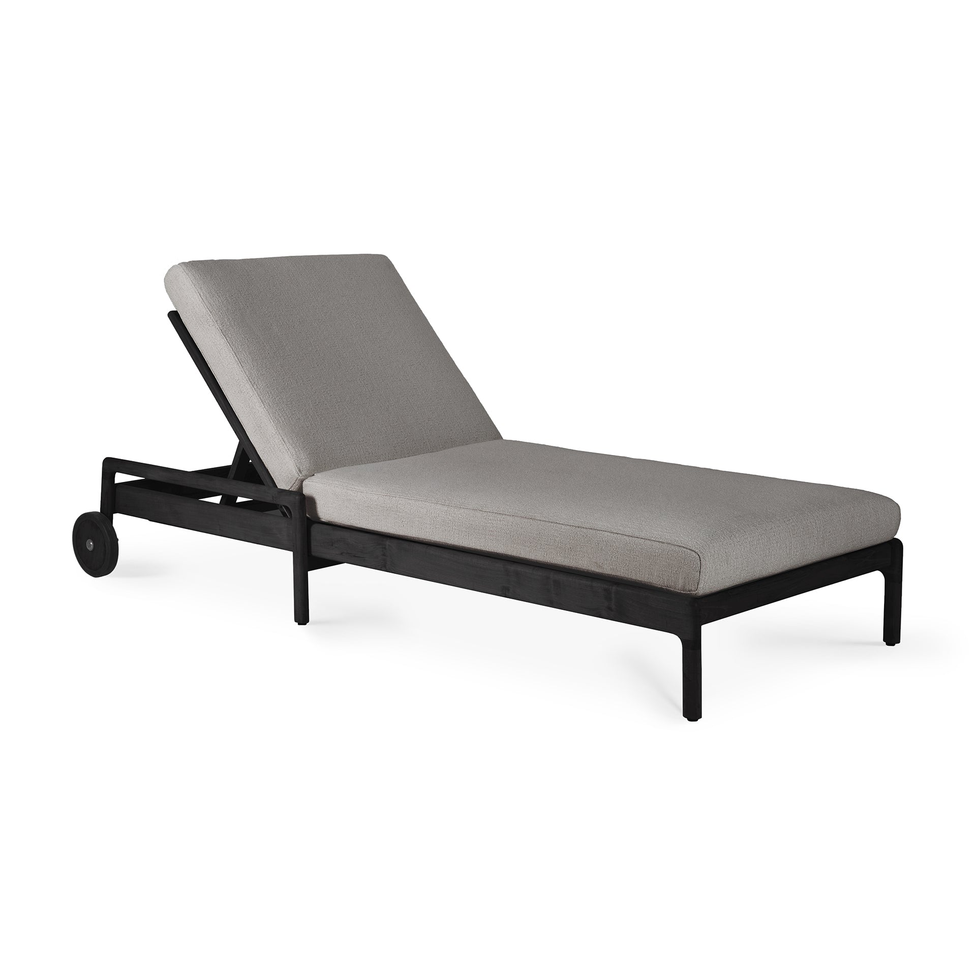 Jack Outdoor Adjustable Lounger Cushion, Mocha Fabric
