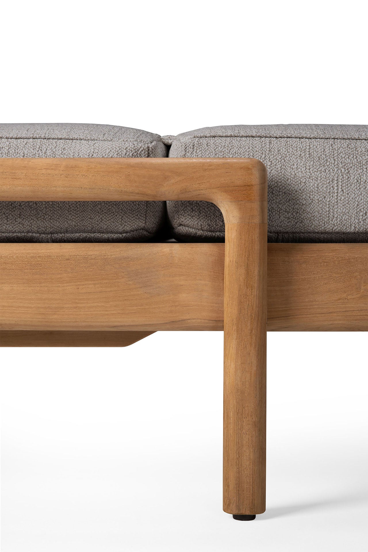 Jack Outdoor Adjustable Lounger Cushion, Mocha Fabric