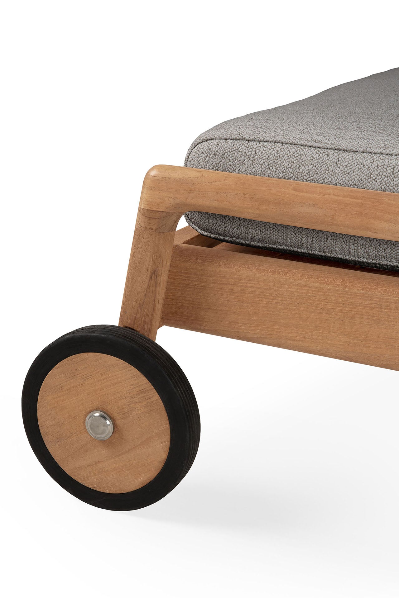 Jack Outdoor Adjustable Lounger Cushion, Mocha Fabric