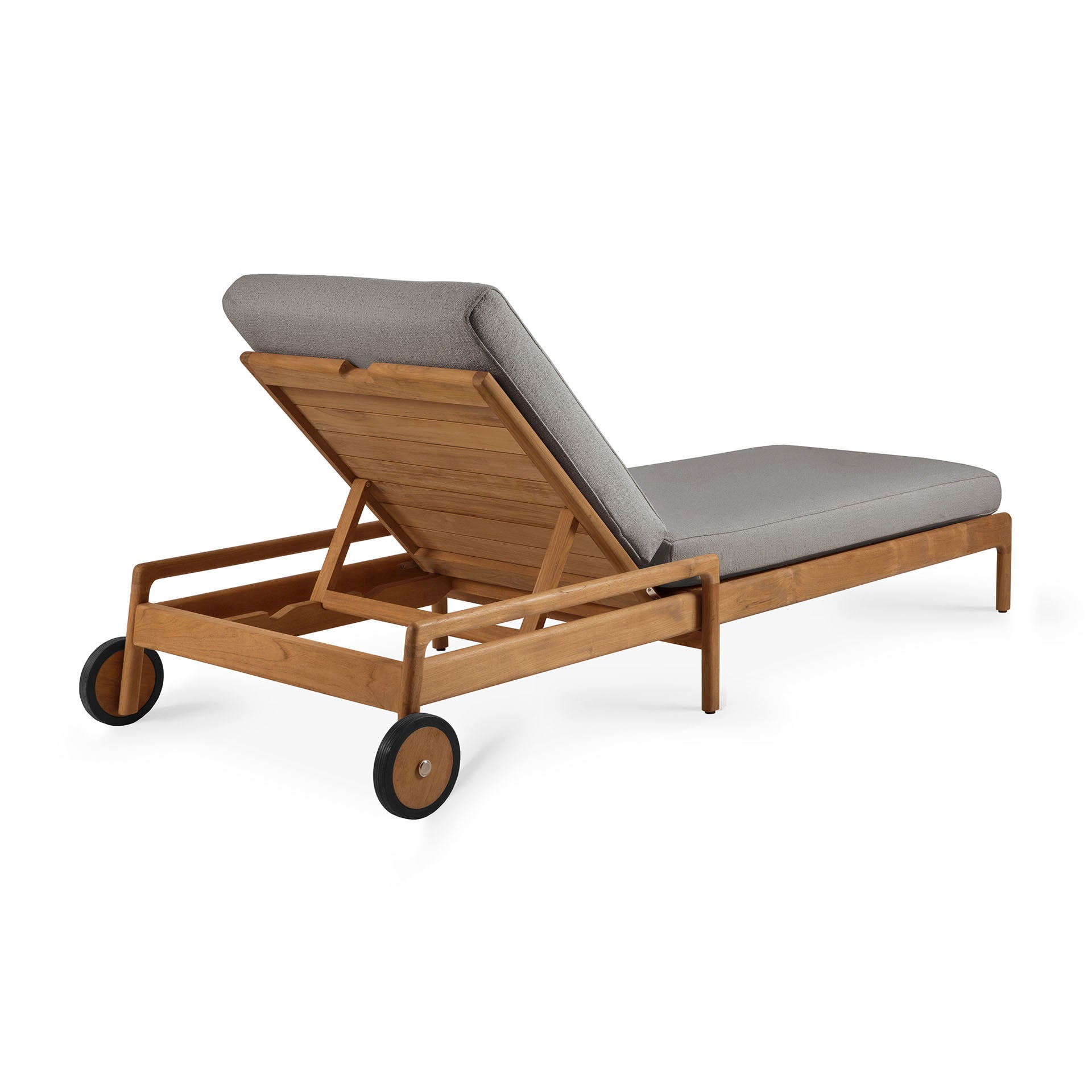 Jack Outdoor Adjustable Lounger Cushion, Mocha Fabric