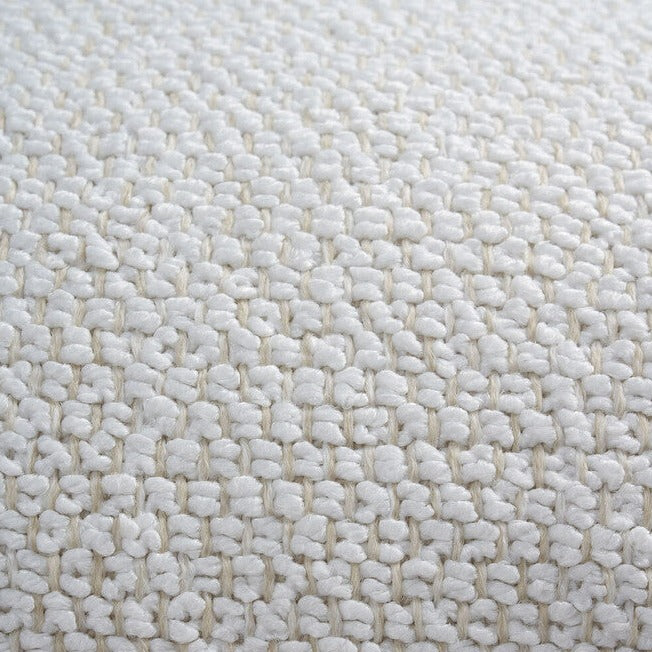 Boucle Light Outdoor Square Pillow, Set of 2, White