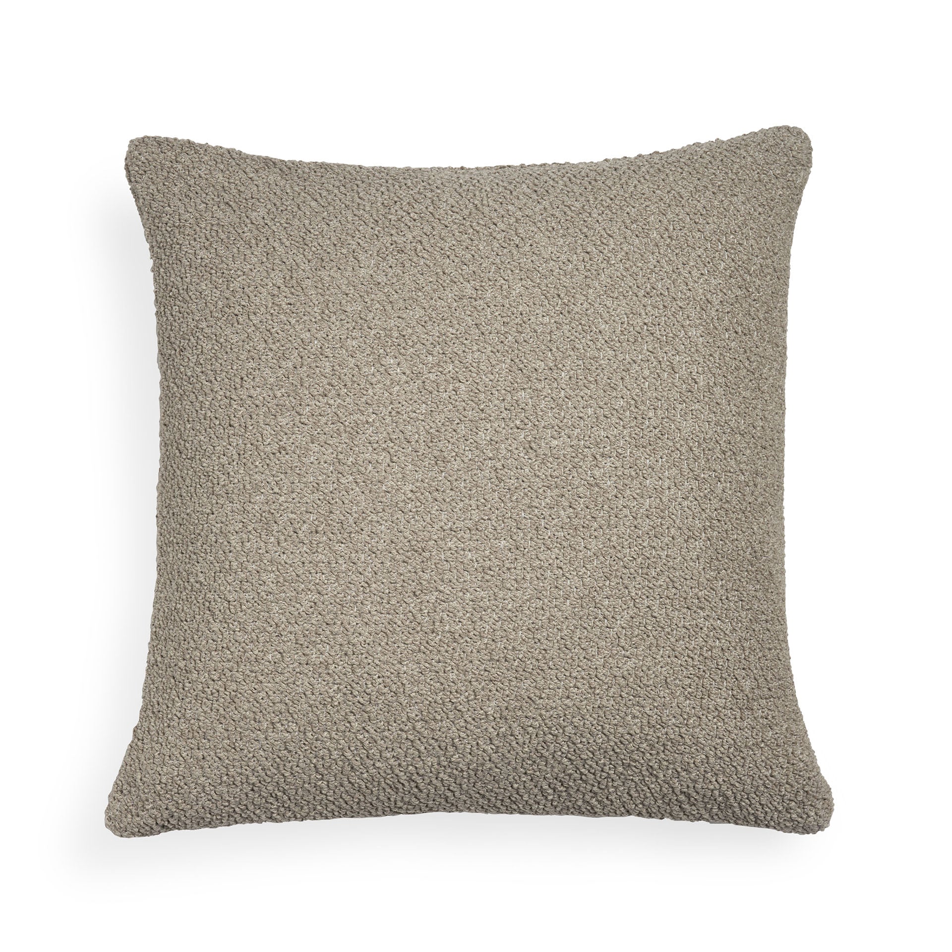 Boucle Outdoor Square Pillow, Set of 2, Oat