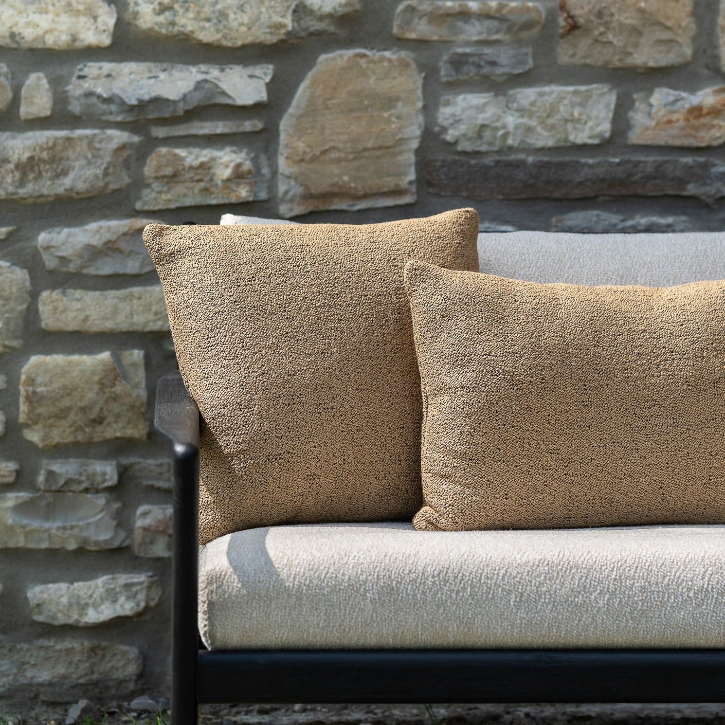 Nomad Outdoor Lumbar Pillow, Set of 2, Cumin