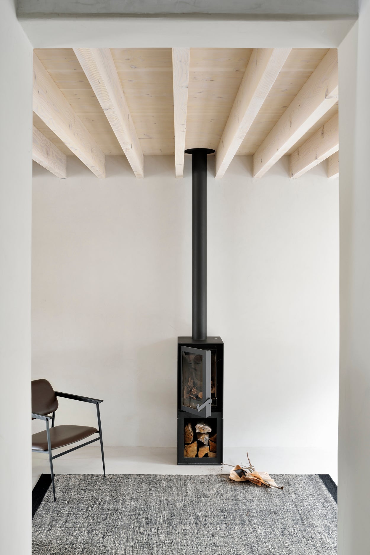 Black Dots Kilim Rug, 5&