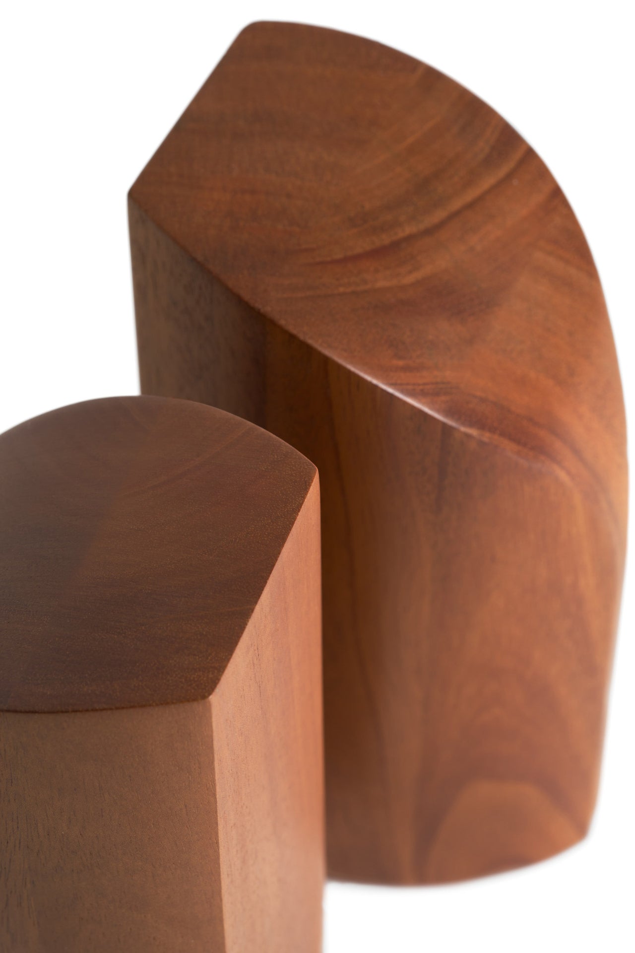 Pi Mahogany Bookends, Set Of 2