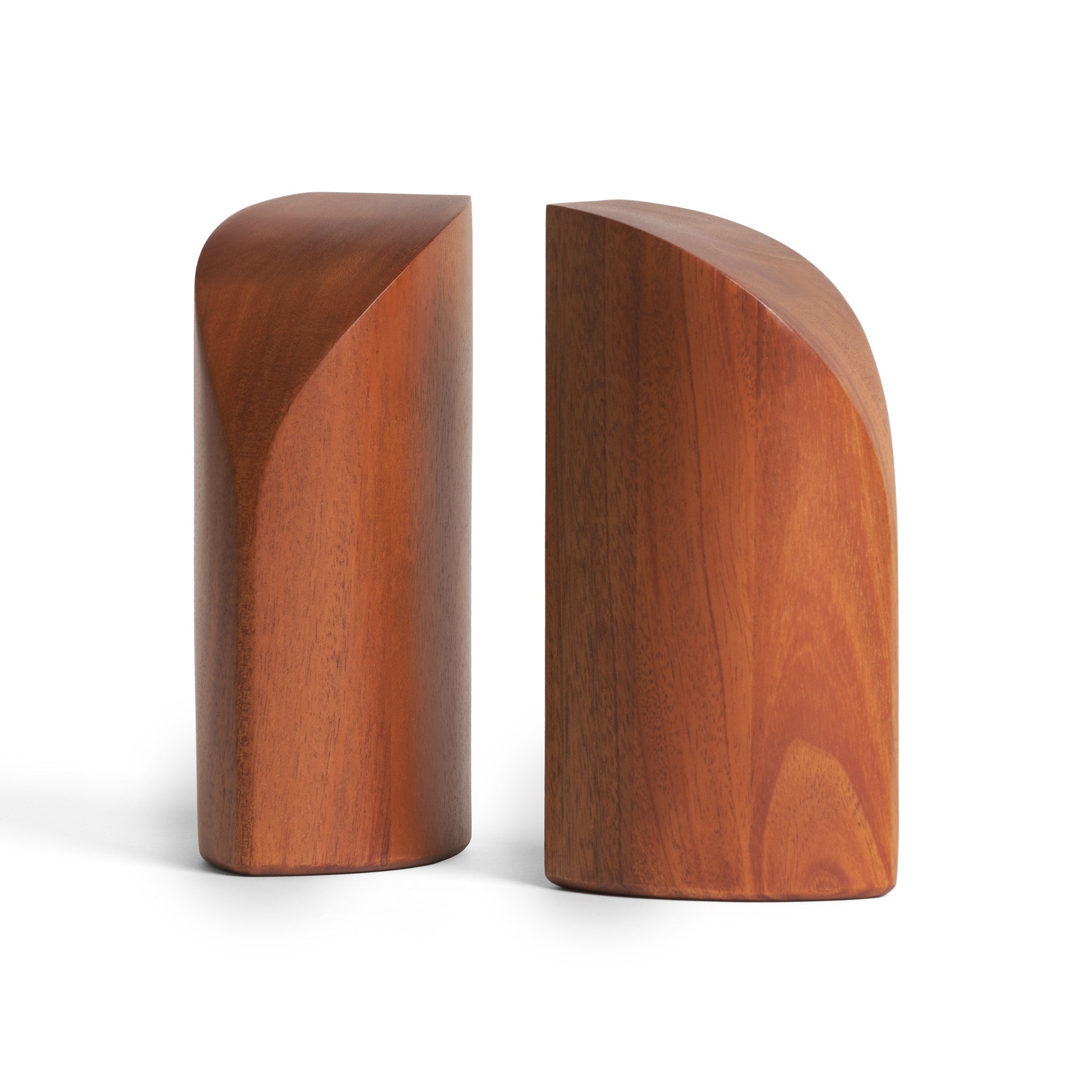 Pi Mahogany Bookends, Set Of 2