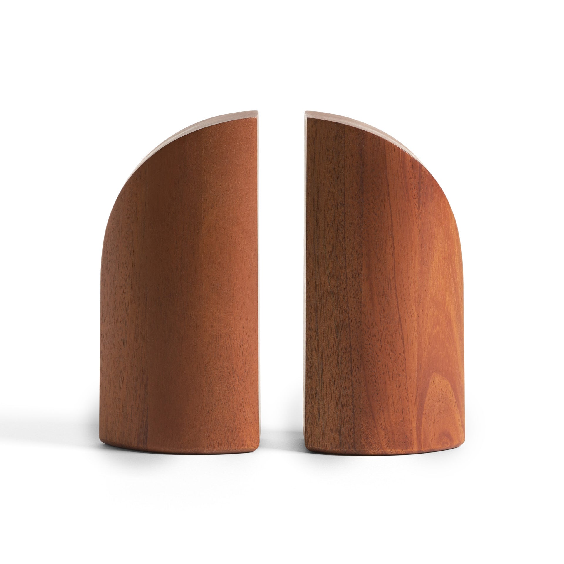 Pi Mahogany Bookends, Set Of 2