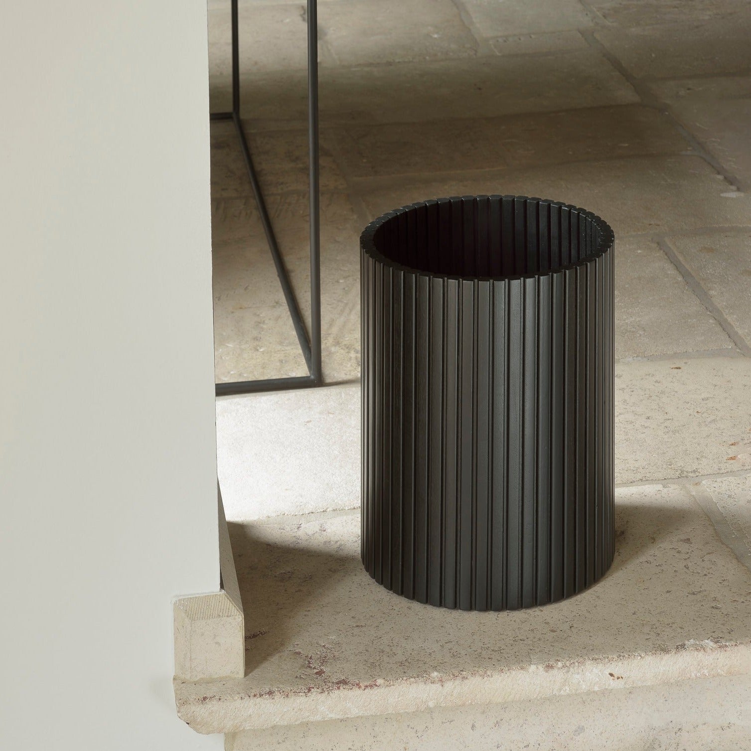 Roller Max Mahogany Waste Paper Basket