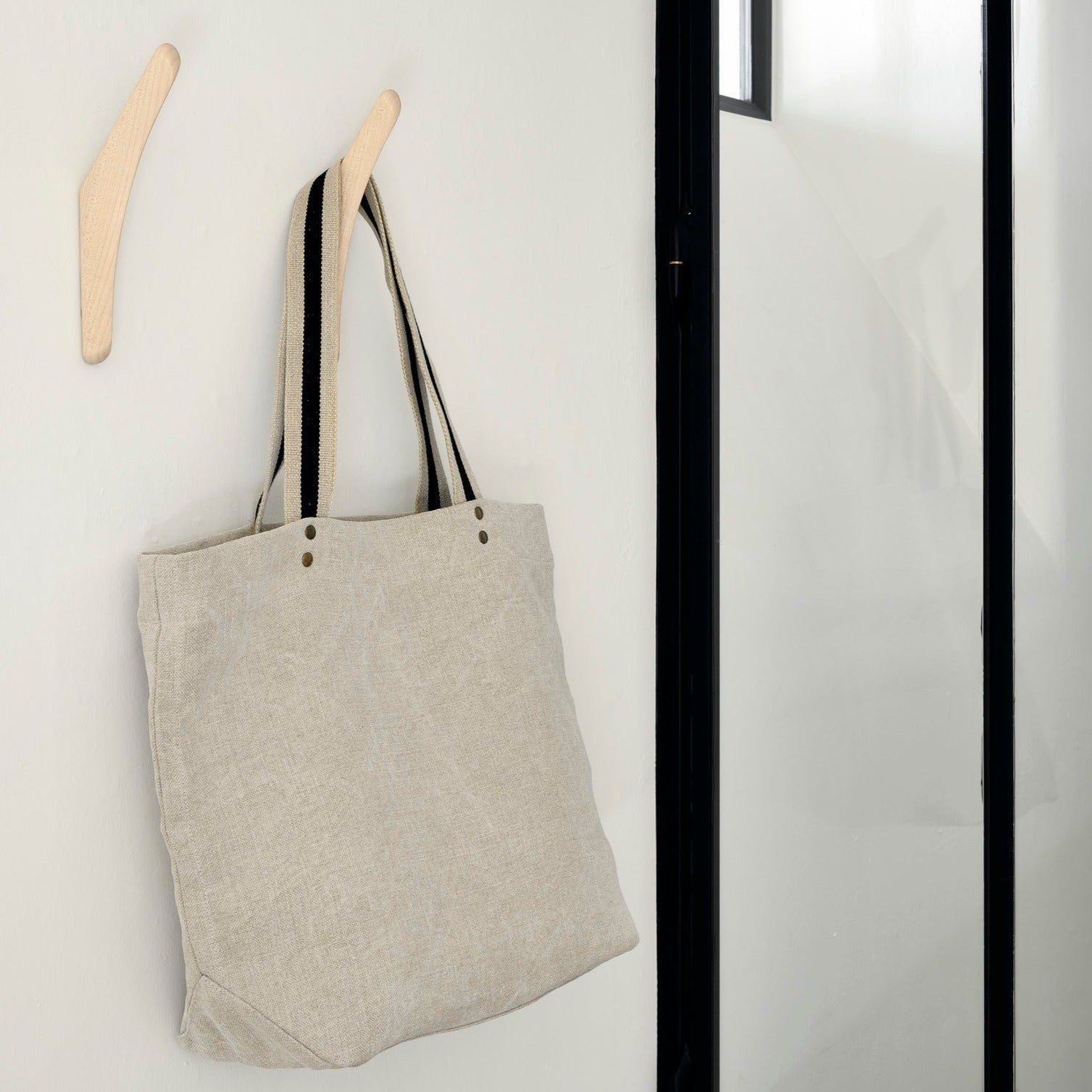 Pi Wall Hanger, Set Of 2, Varnished Sycamore