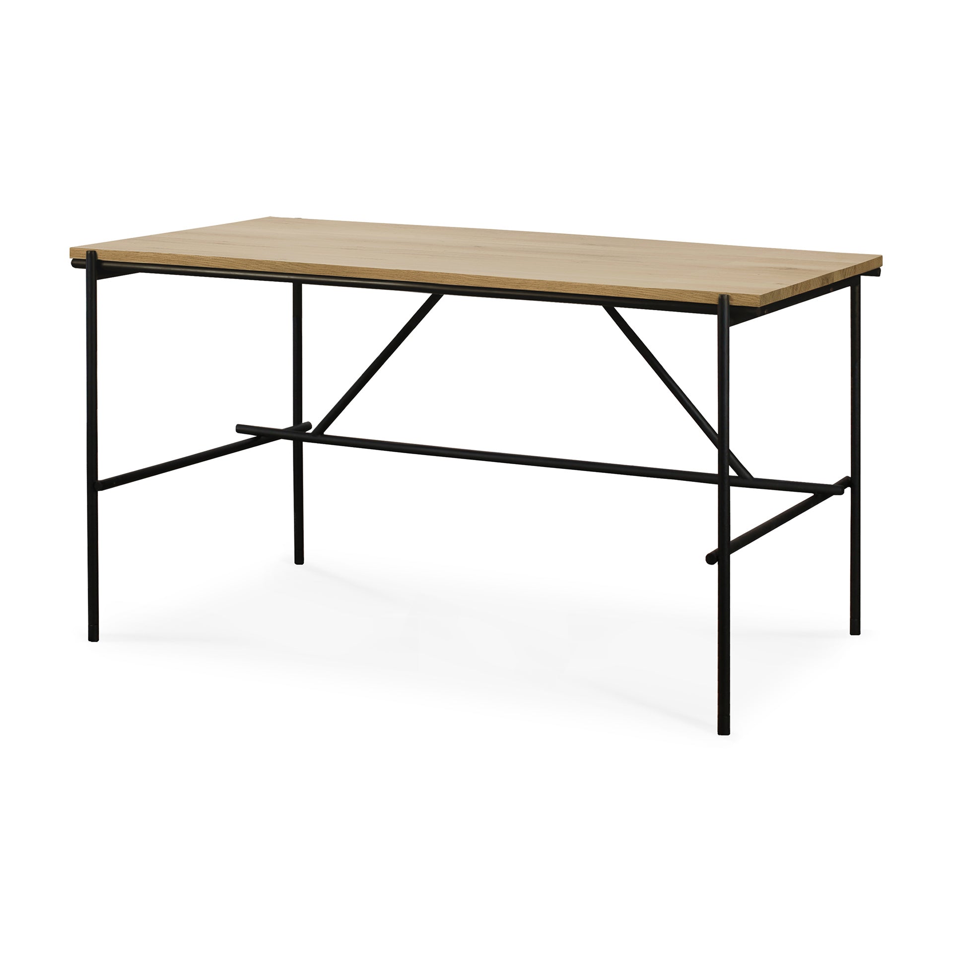 Oscar Solid Oak Desk, 55.5"
