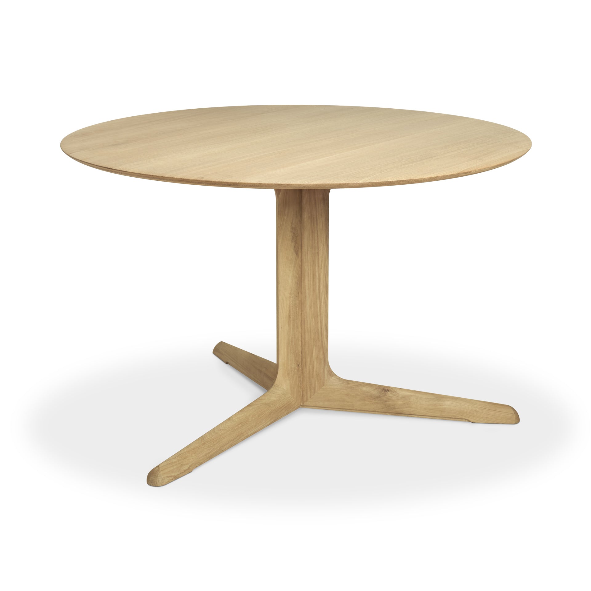Corto Solid Oak Dining Table, Round