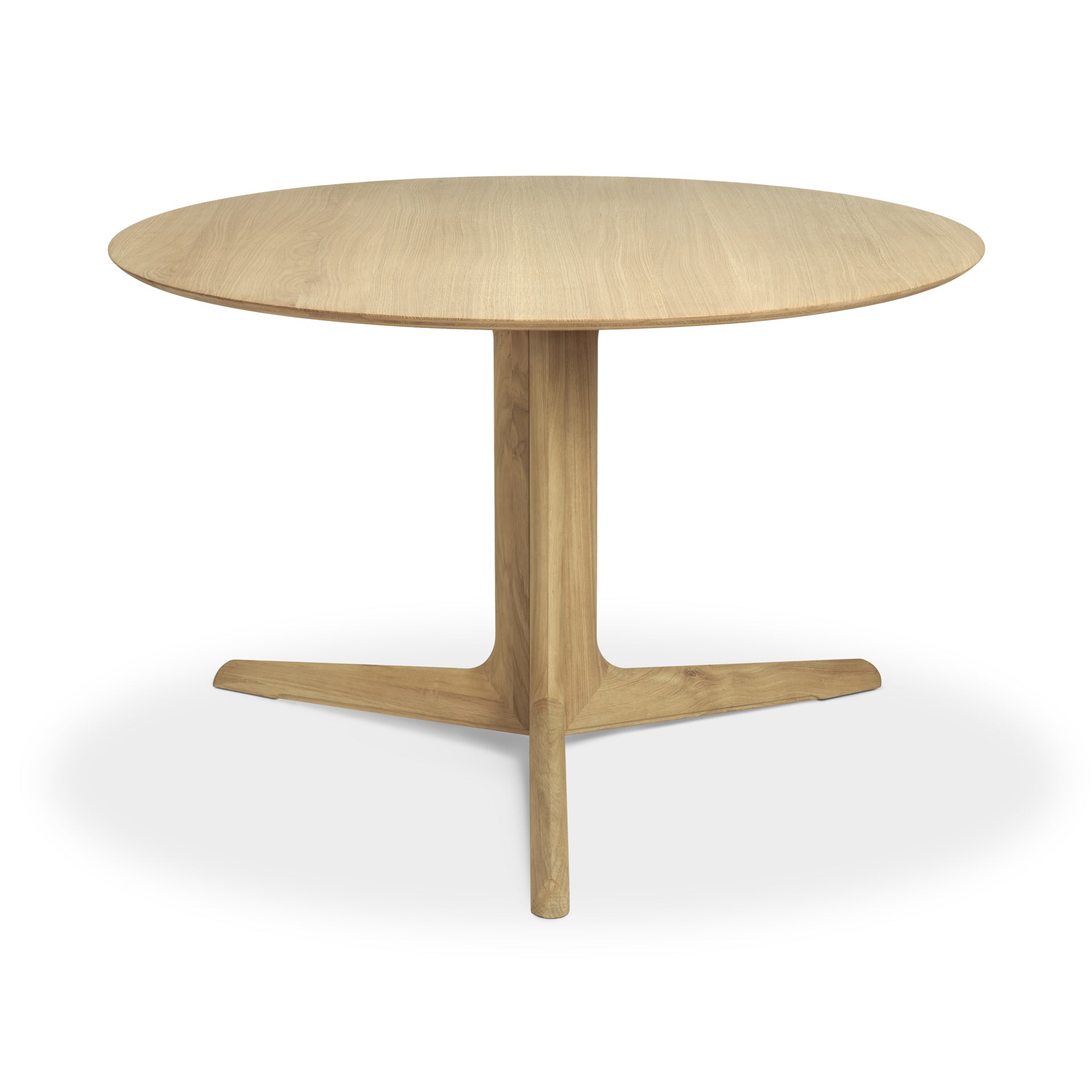 Corto Solid Oak Dining Table, Round
