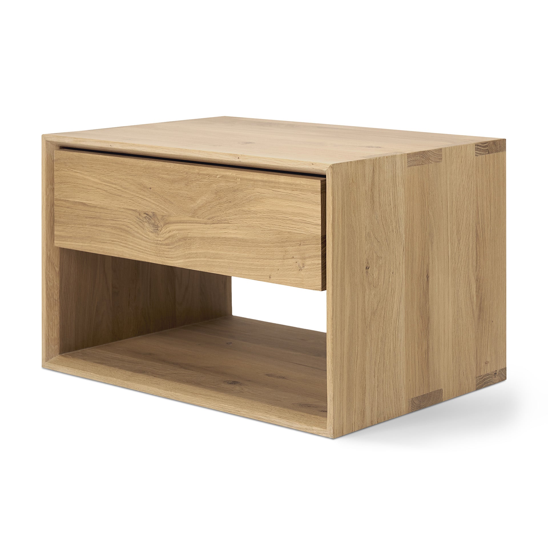 Nordic II Solid Oak Bedside Table