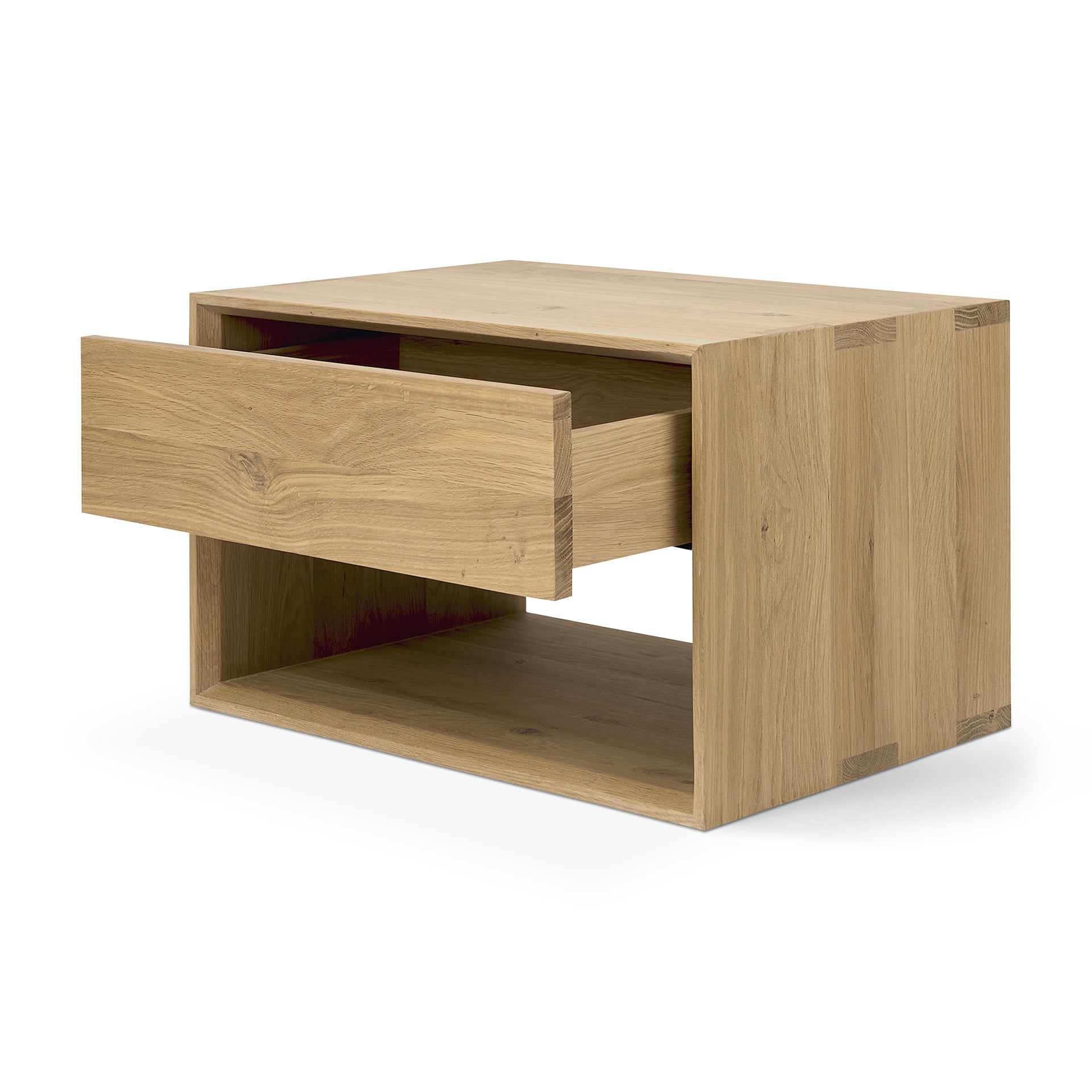 Nordic II Solid Oak Bedside Table