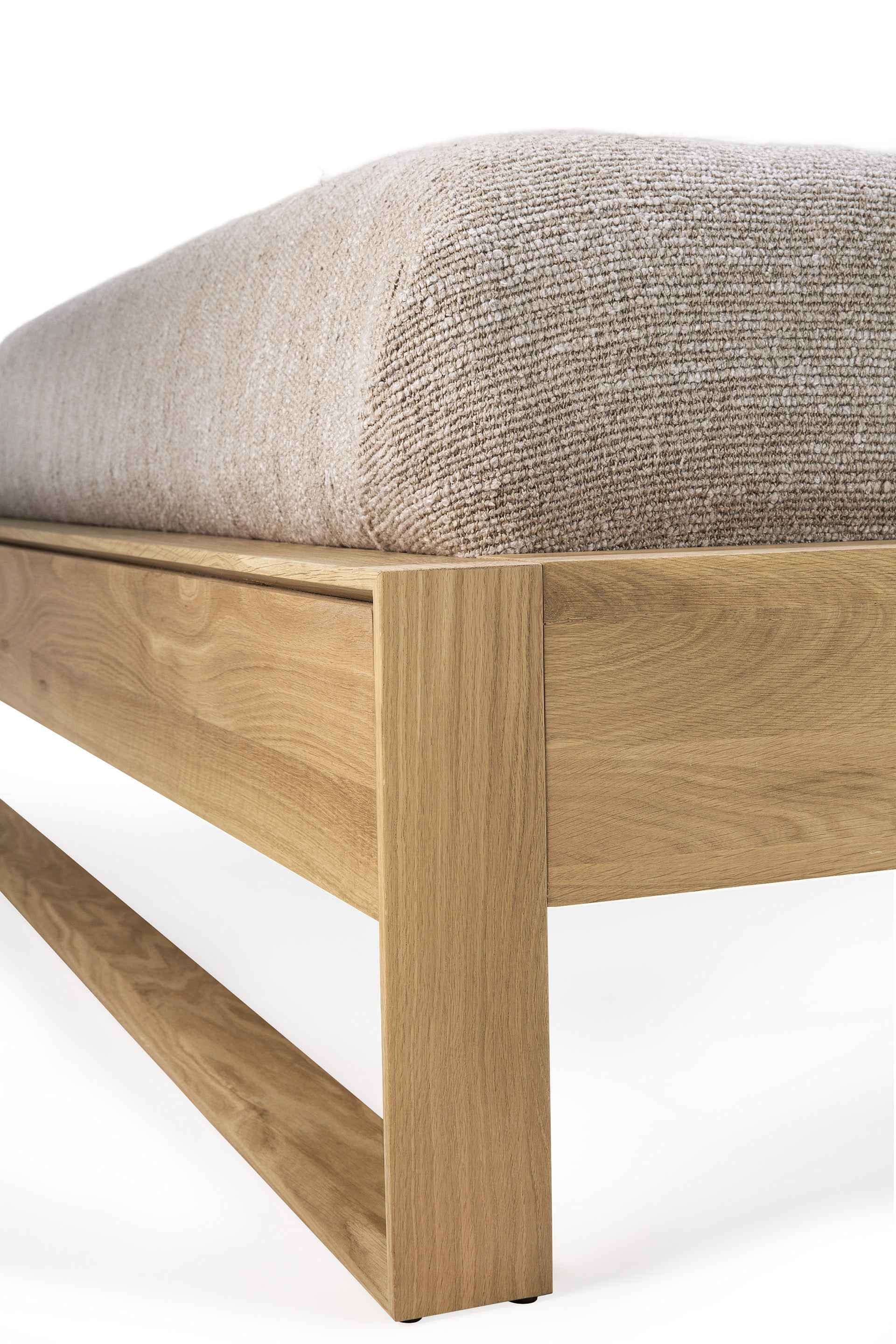 Nordic II Solid Oak Bed, King